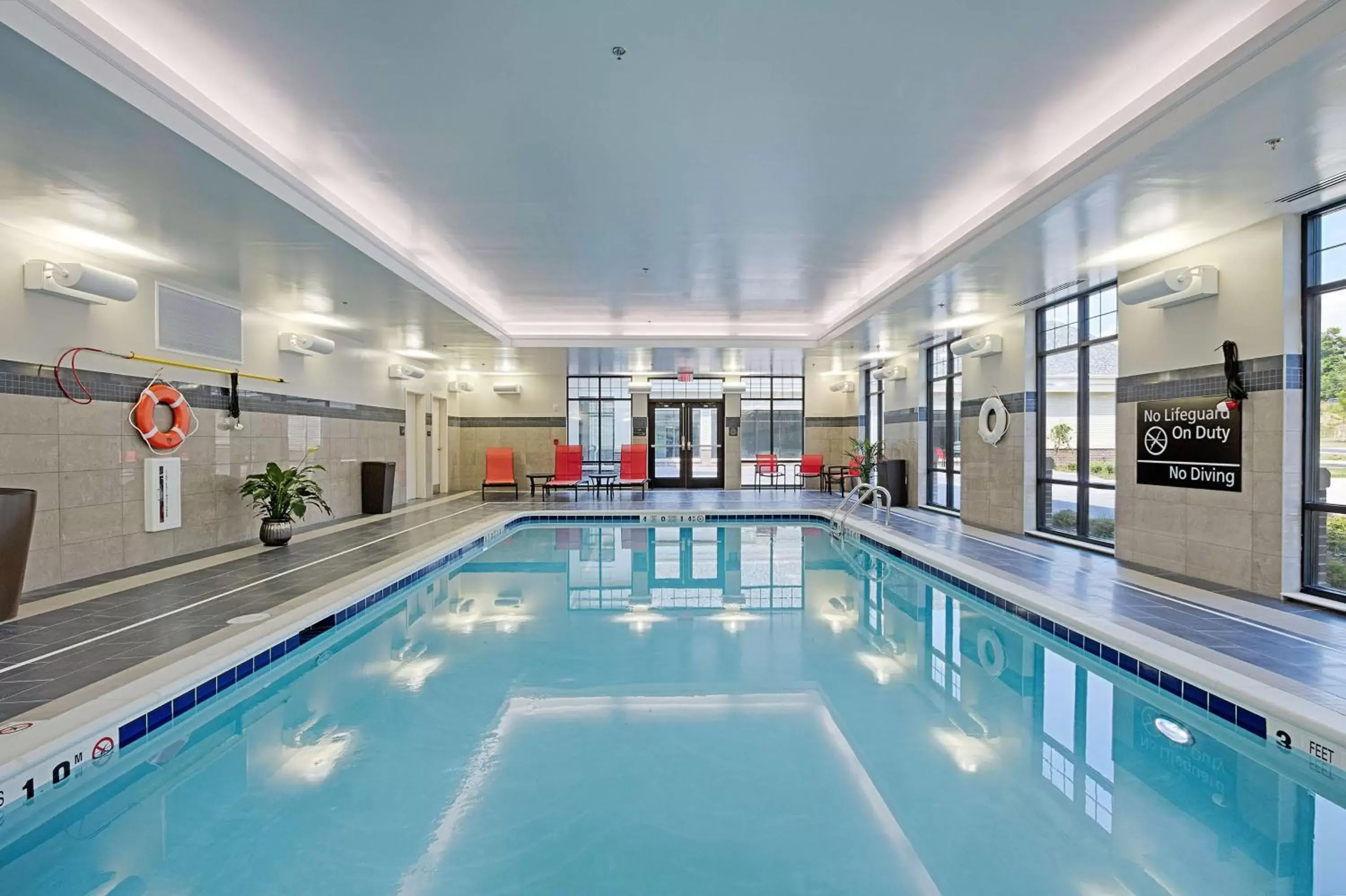 Pool view, Swimming Pool in Hampton Inn & Suites Cazenovia, NY