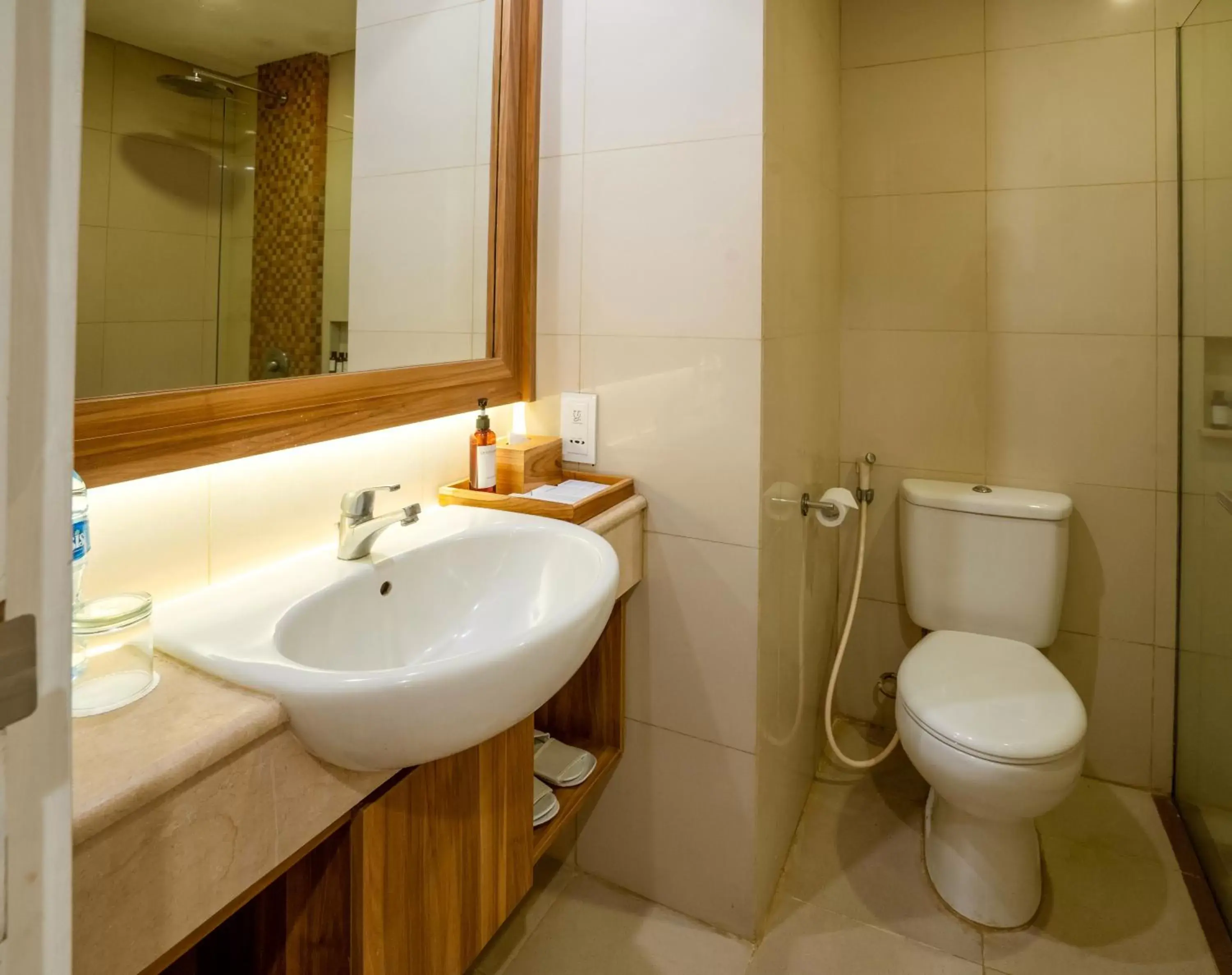 Toilet, Bathroom in Crystalkuta Hotel - Bali