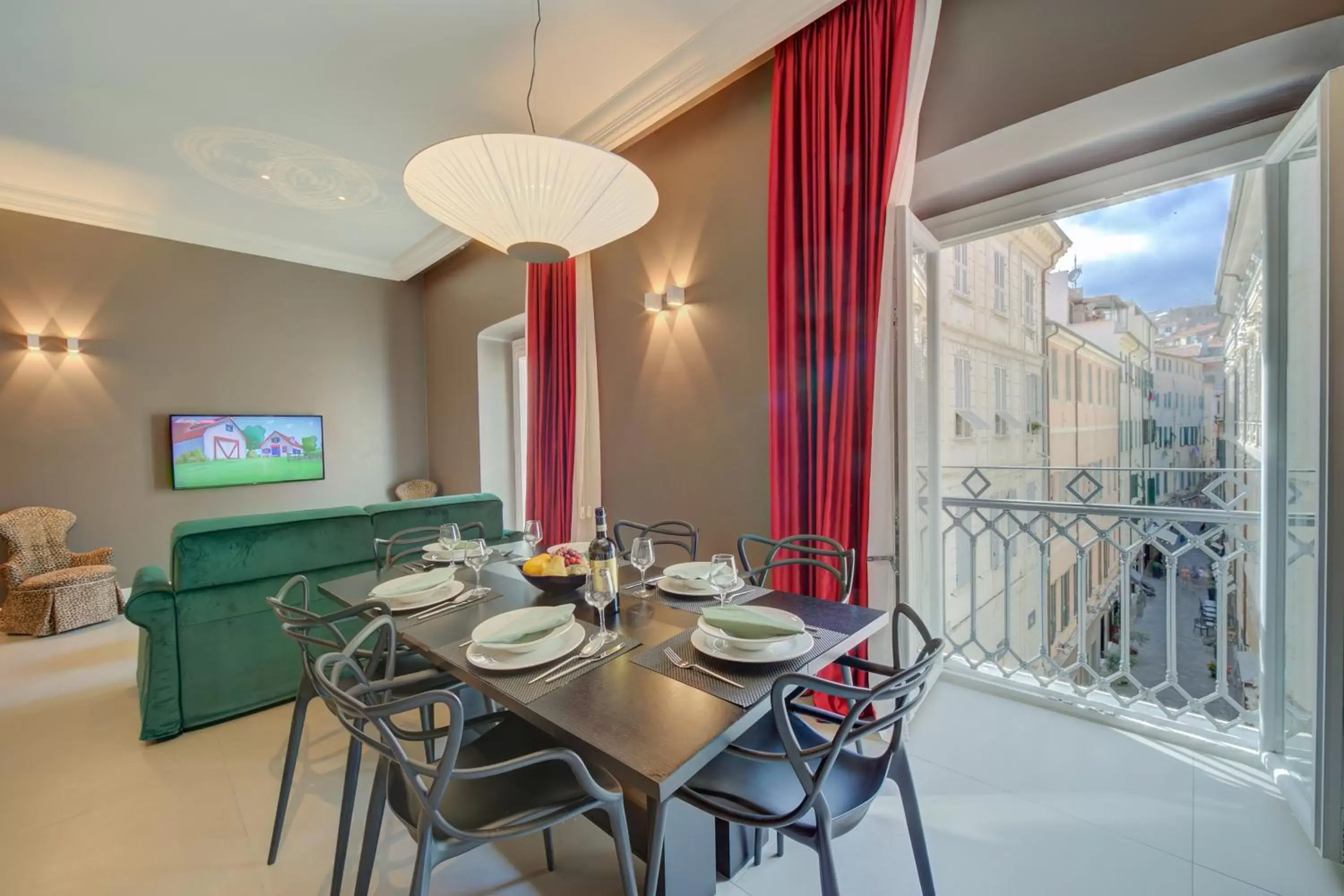 Dining Area in Boutique Central Apartments- Happy Rentals