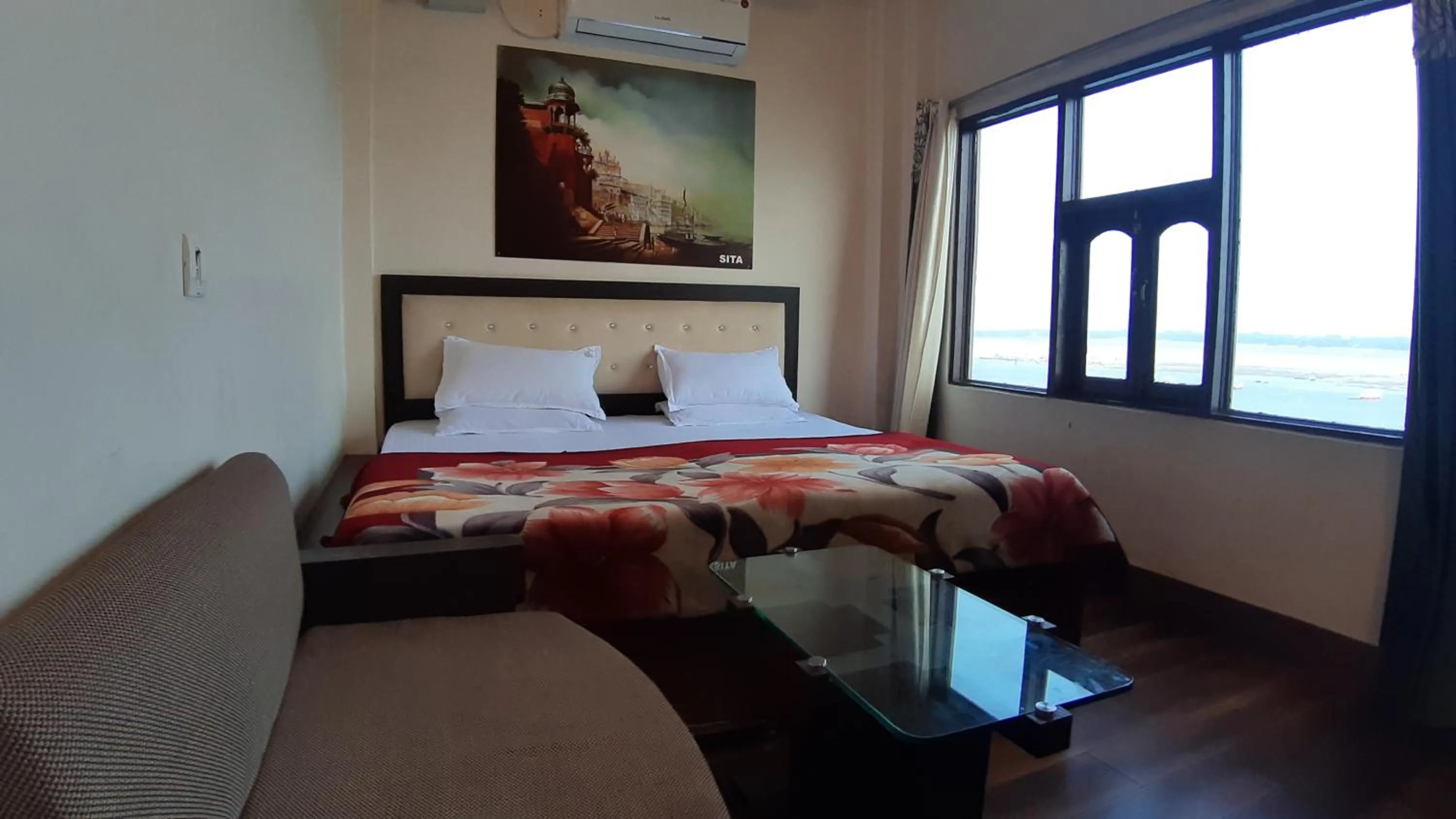 Photo of the whole room in Hotel Sita (place on the heritage ghats of benaras)