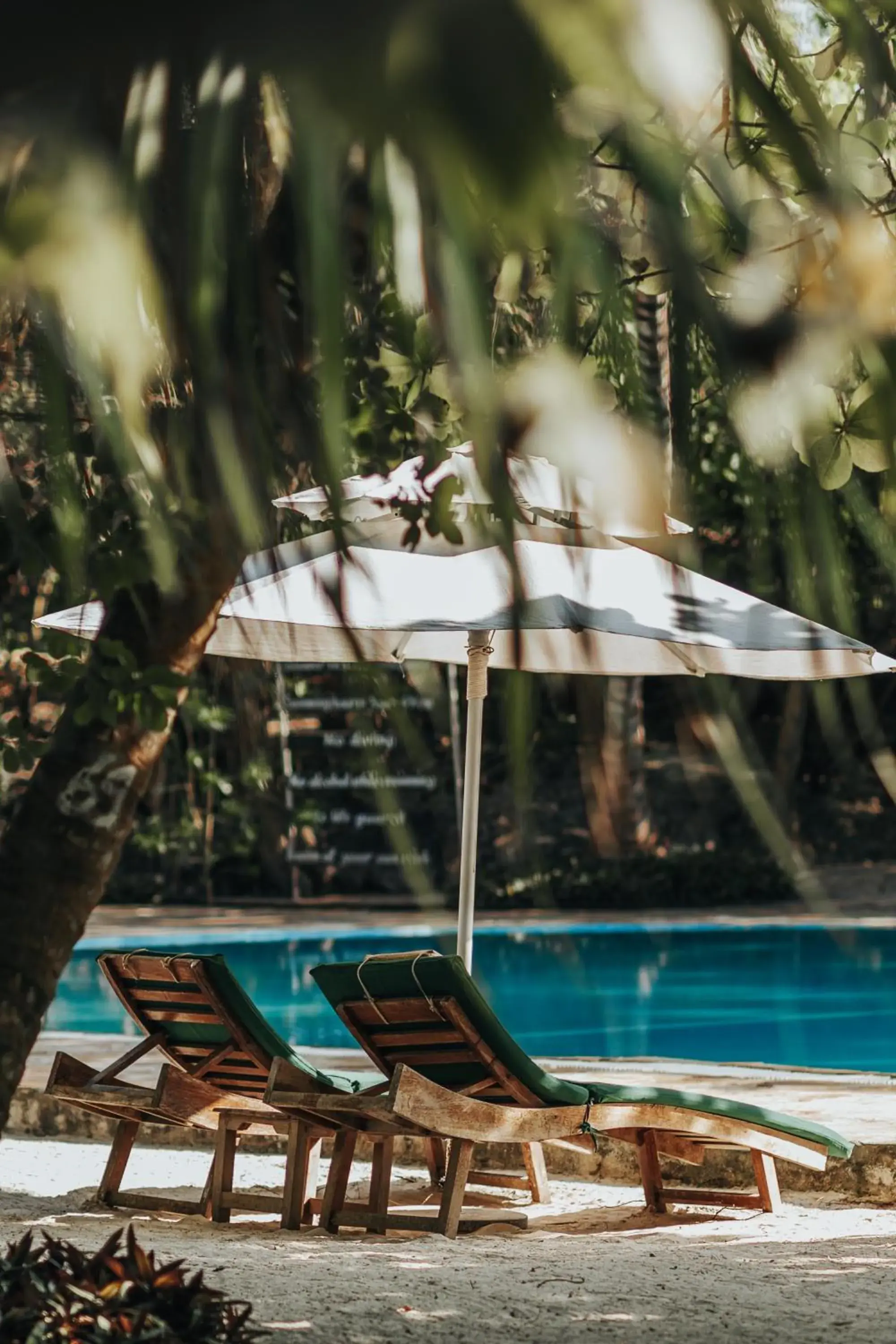 Swimming Pool in Hakuna Majiwe Beach Lodge Zanzibar