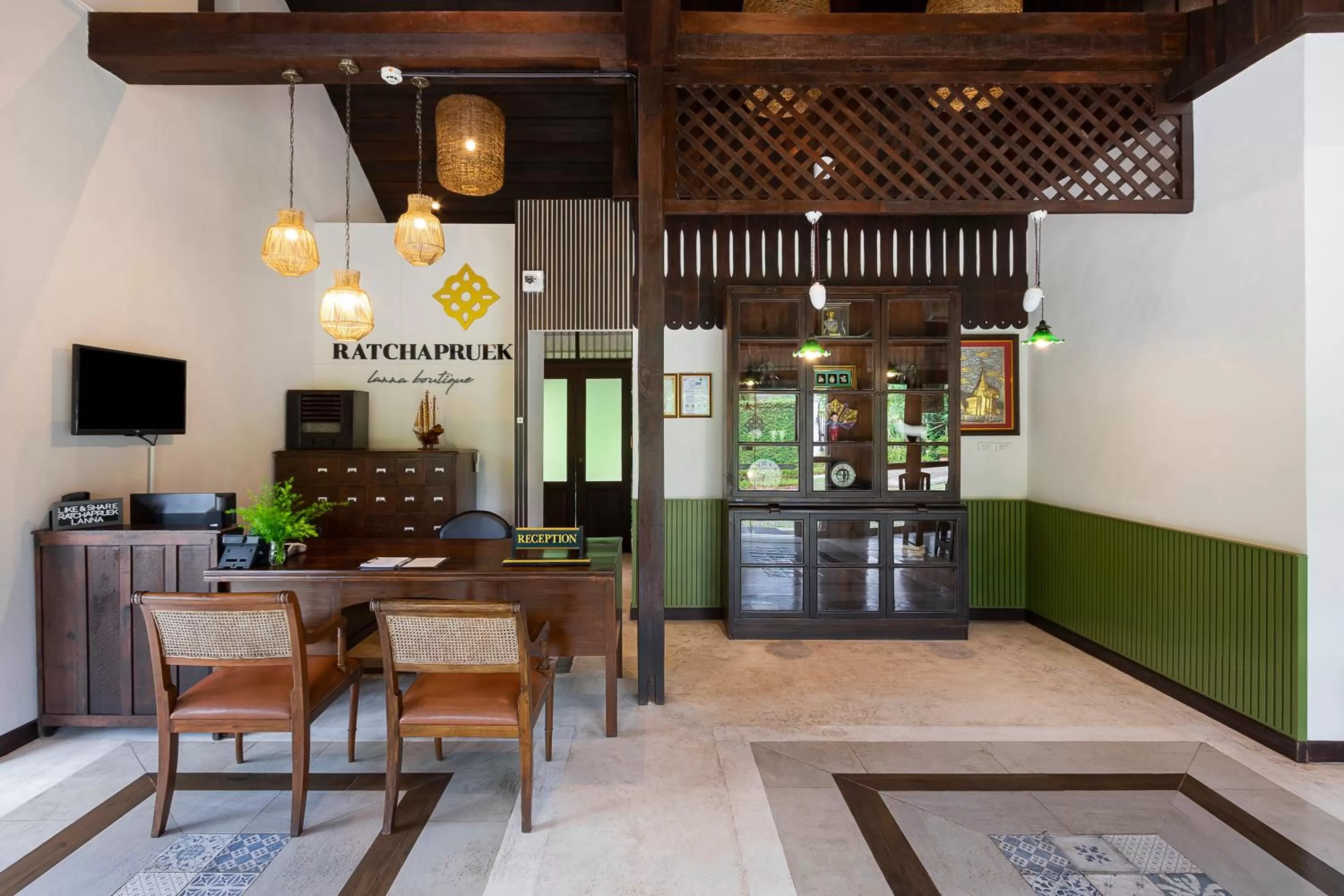Lobby or reception in Ratchapruek Lanna Boutique