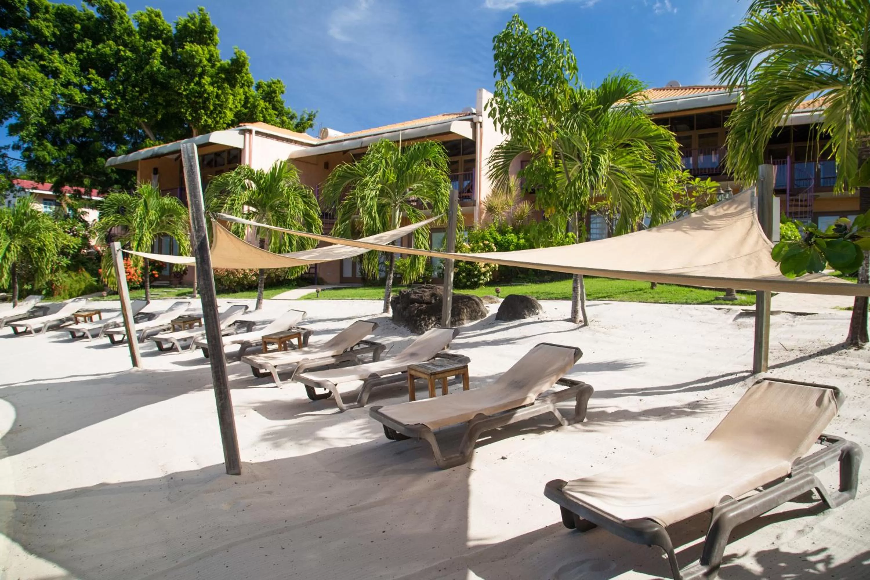 Swimming pool in True Blue Bay Resort