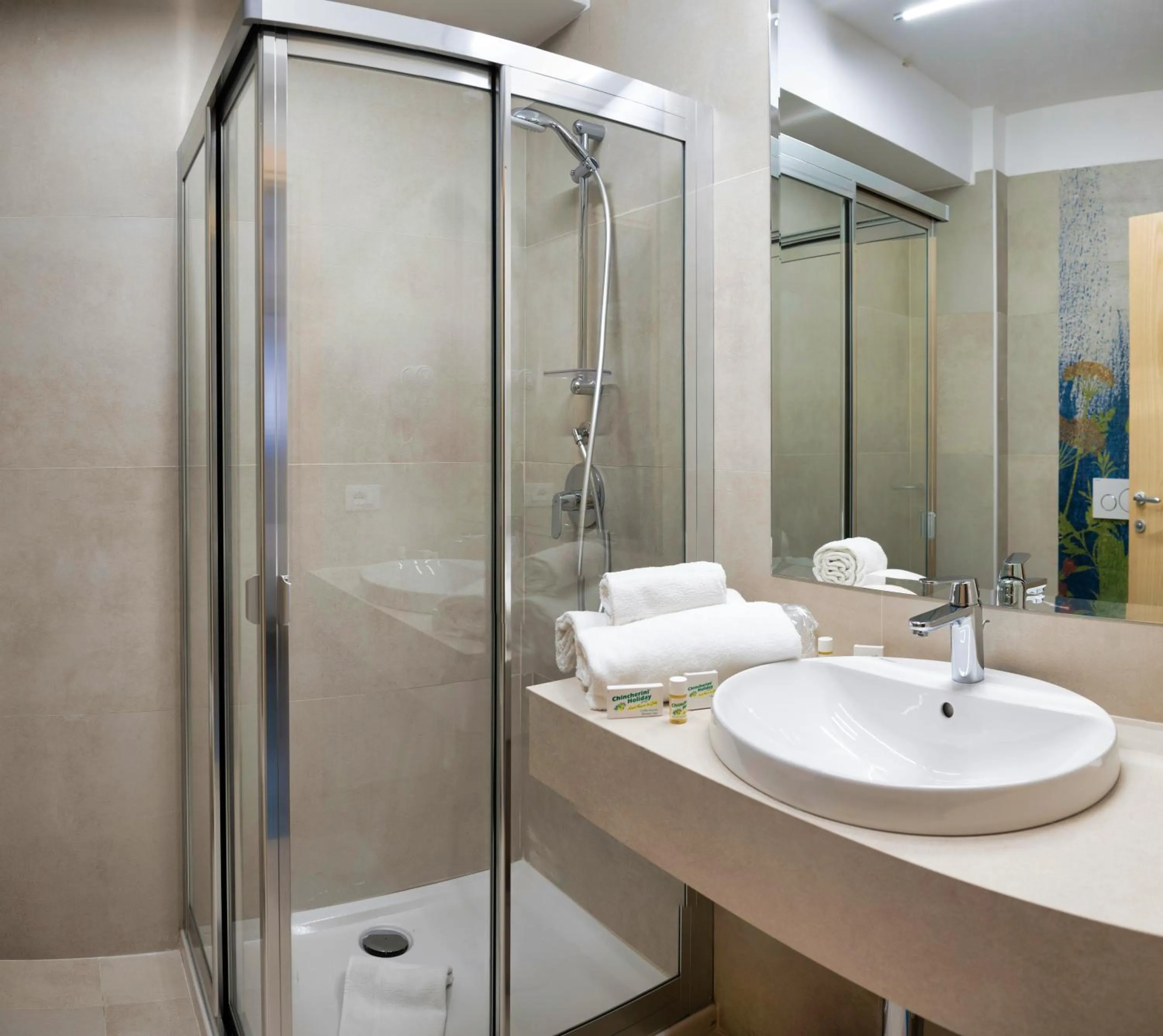 Shower in Arathena Rocks Hotel