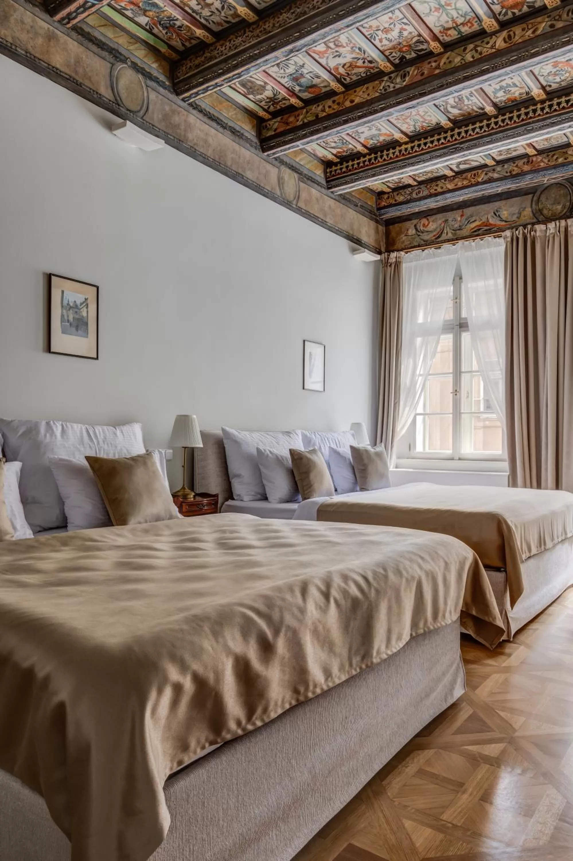 Bed in Hotel Nerudova 211