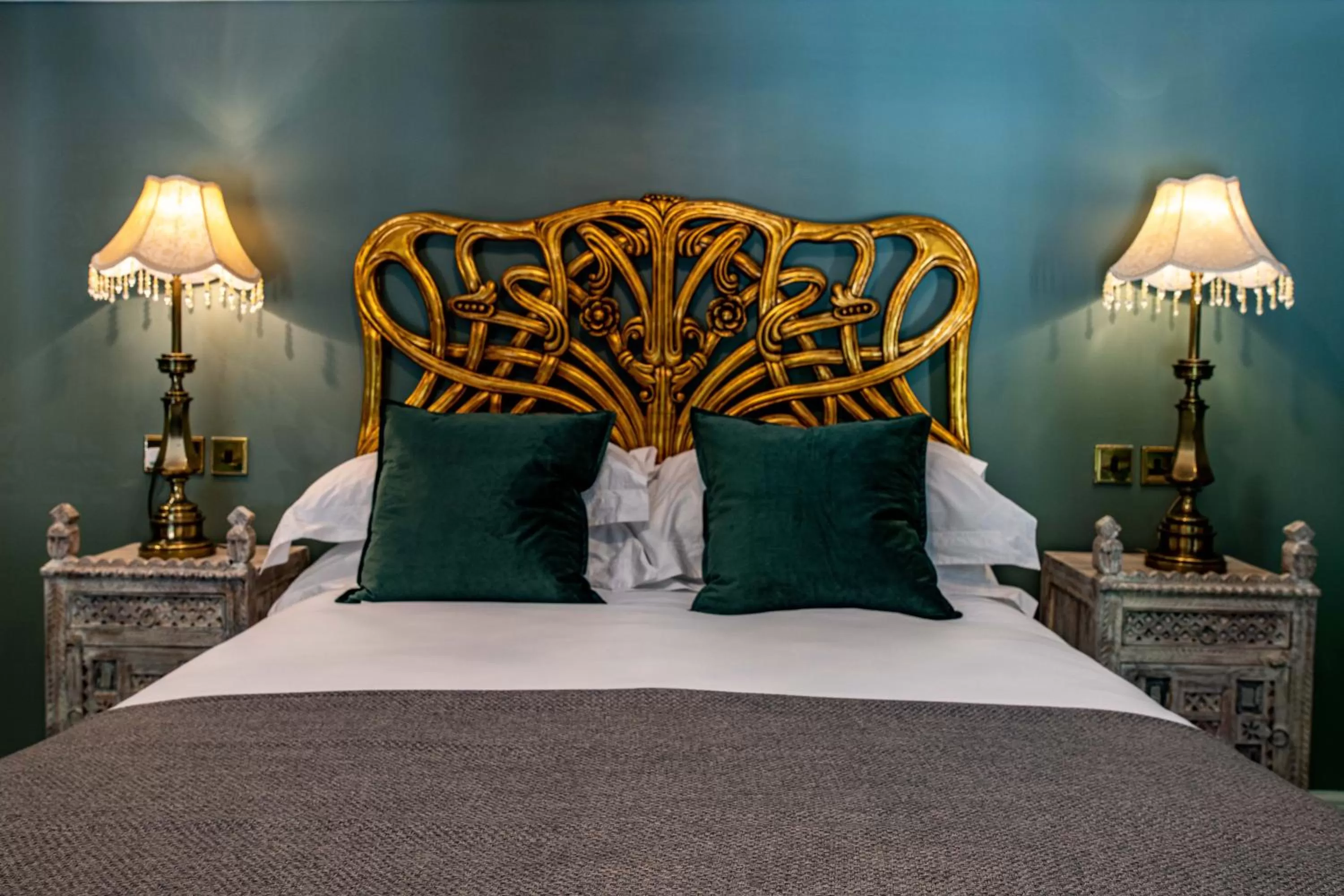 Bed in Melville Castle Hotel