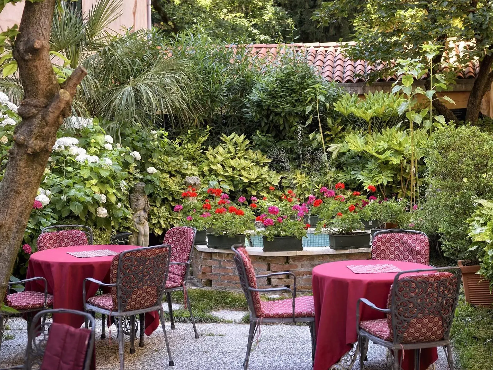 Garden, Restaurant/Places to Eat in Hotel Amadeus