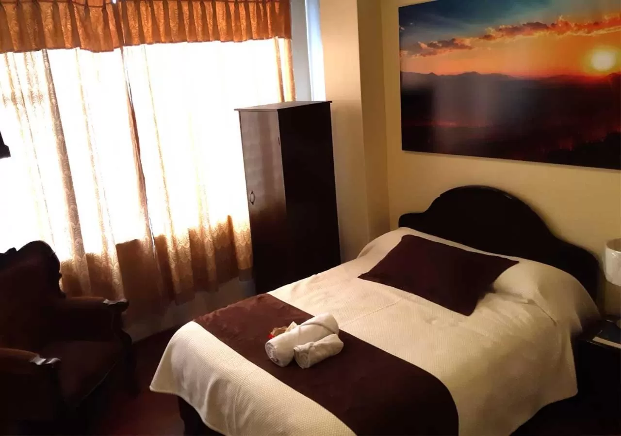 Bed in La Merced Plaza Hospedaje