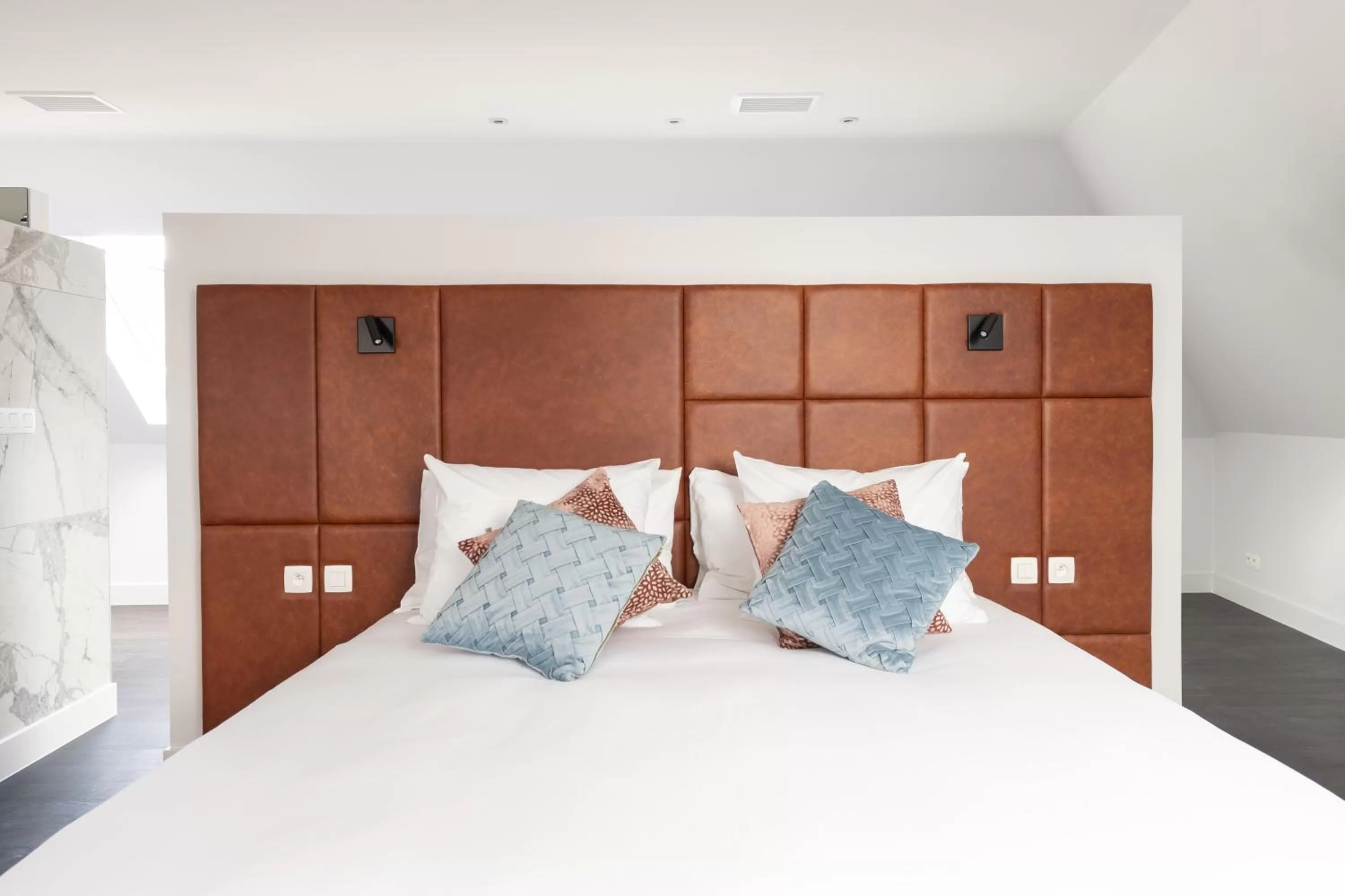 Bed in Boutique Hotel Sablon by CW Hotel Collection