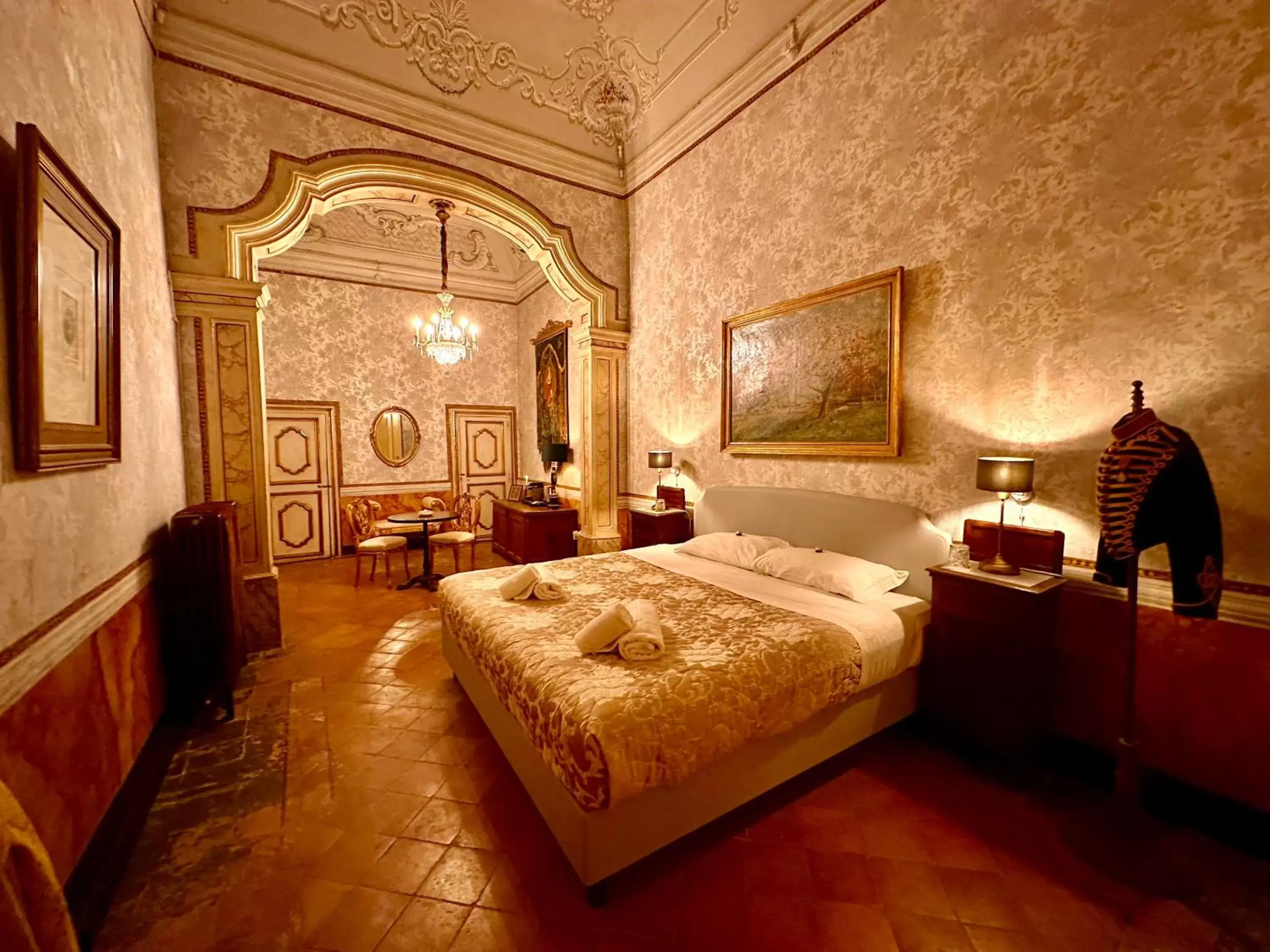 Bedroom, Bed in Casa Santangelo Suites