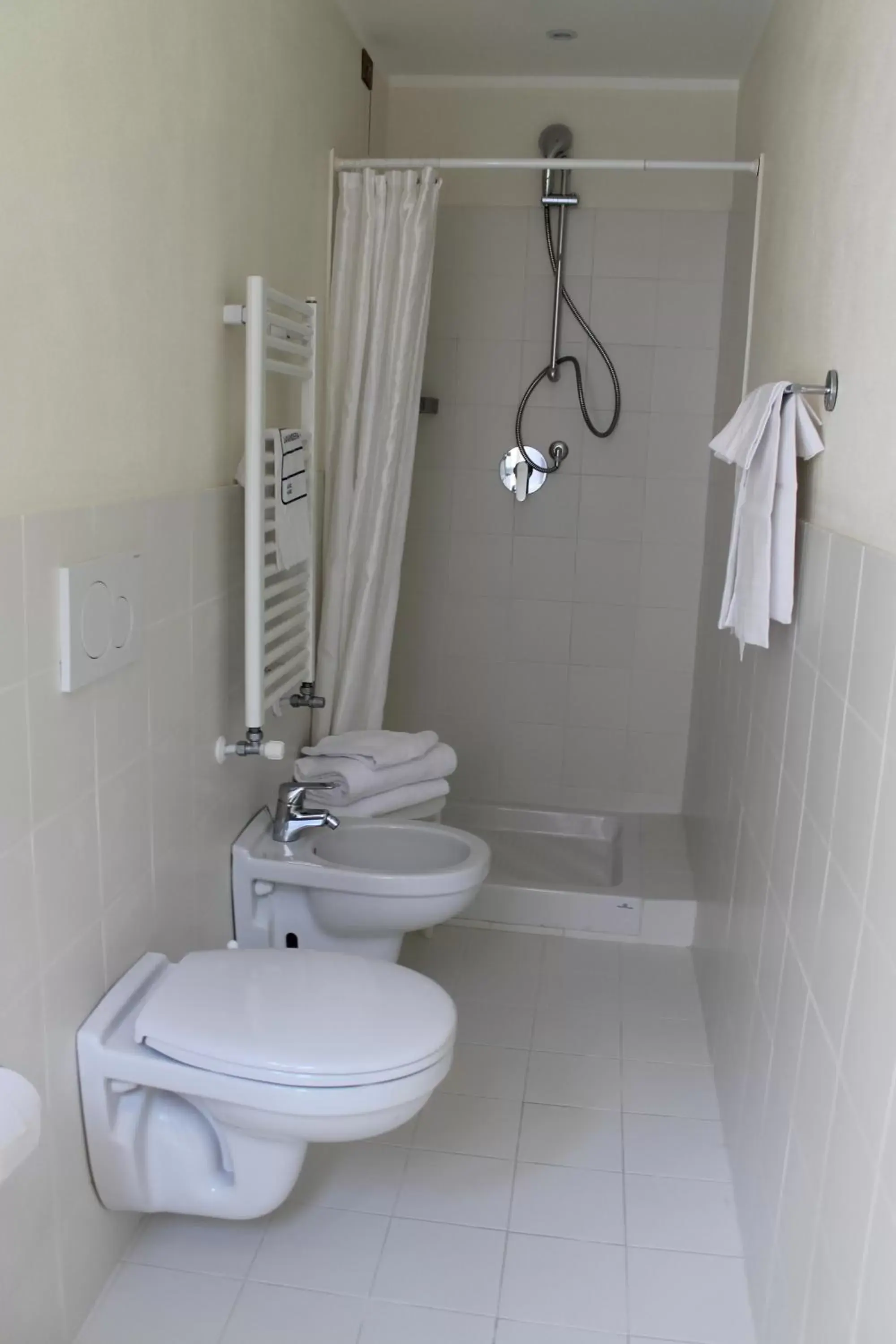 Shower, Bathroom in Hotel Bernina
