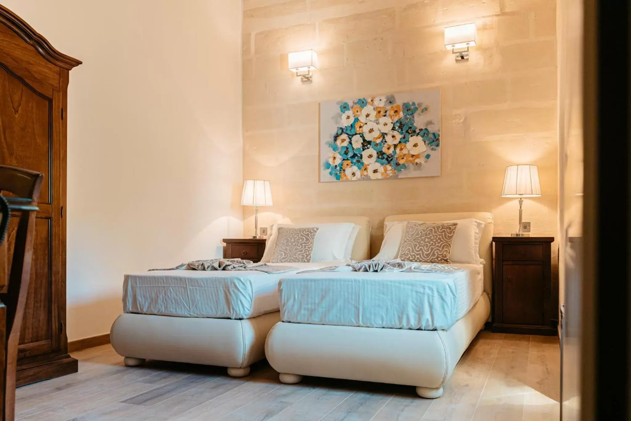 Bed in Palazzo Violetta Boutique Hotel