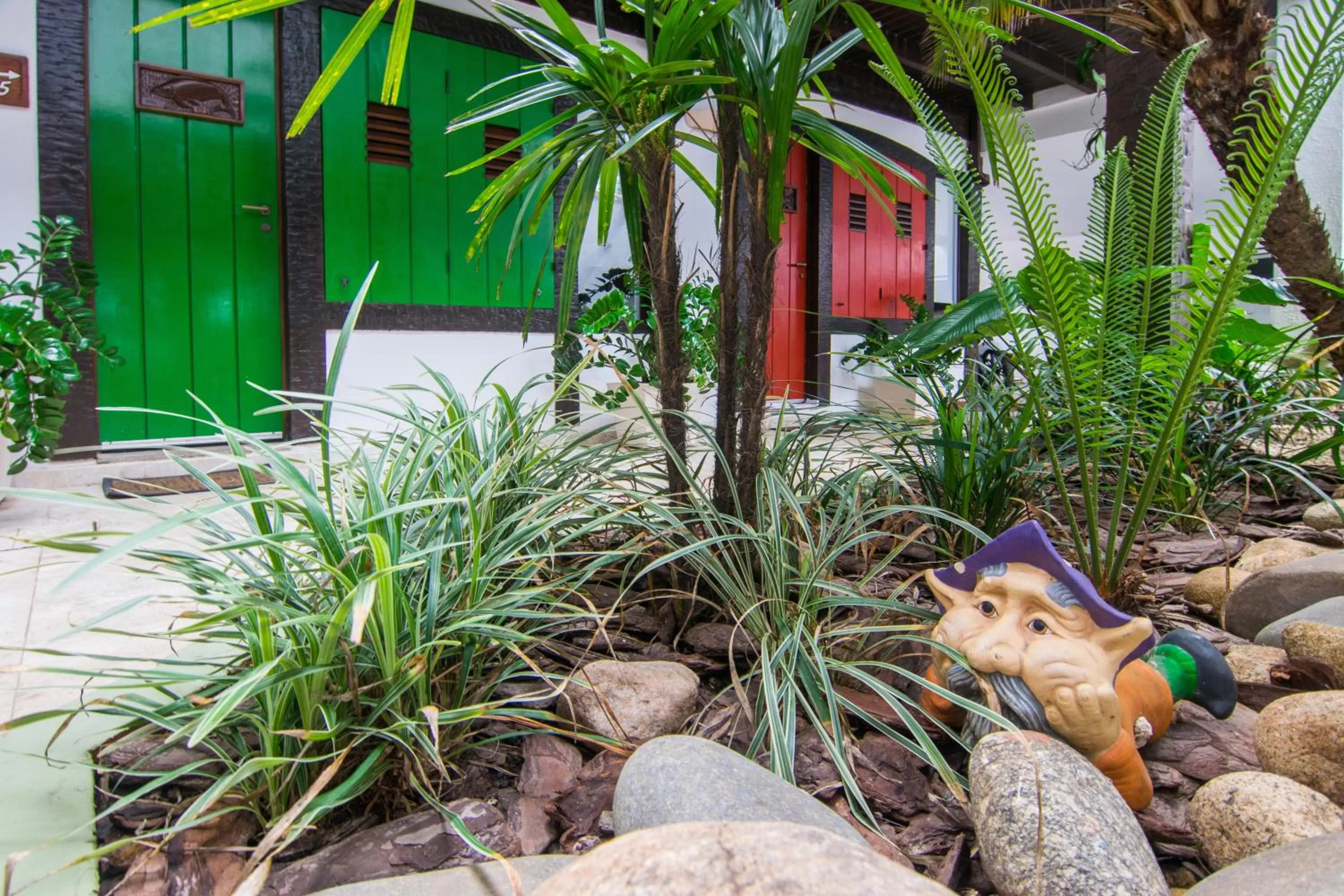 Garden in Chez Pitu Praia Hotel