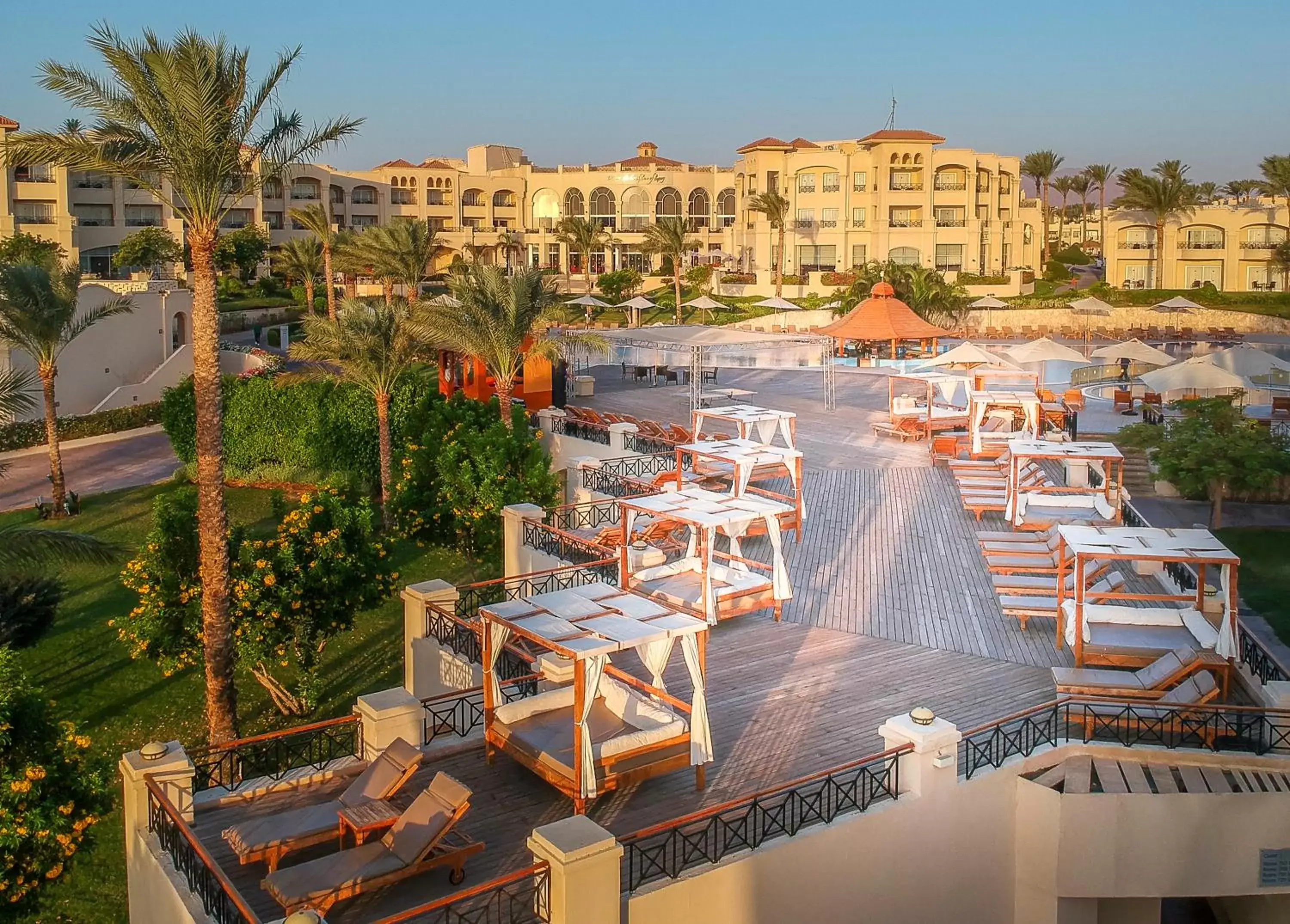 Restaurant/places to eat, Bird's-eye View in Cleopatra Luxury Resort Sharm El Sheikh