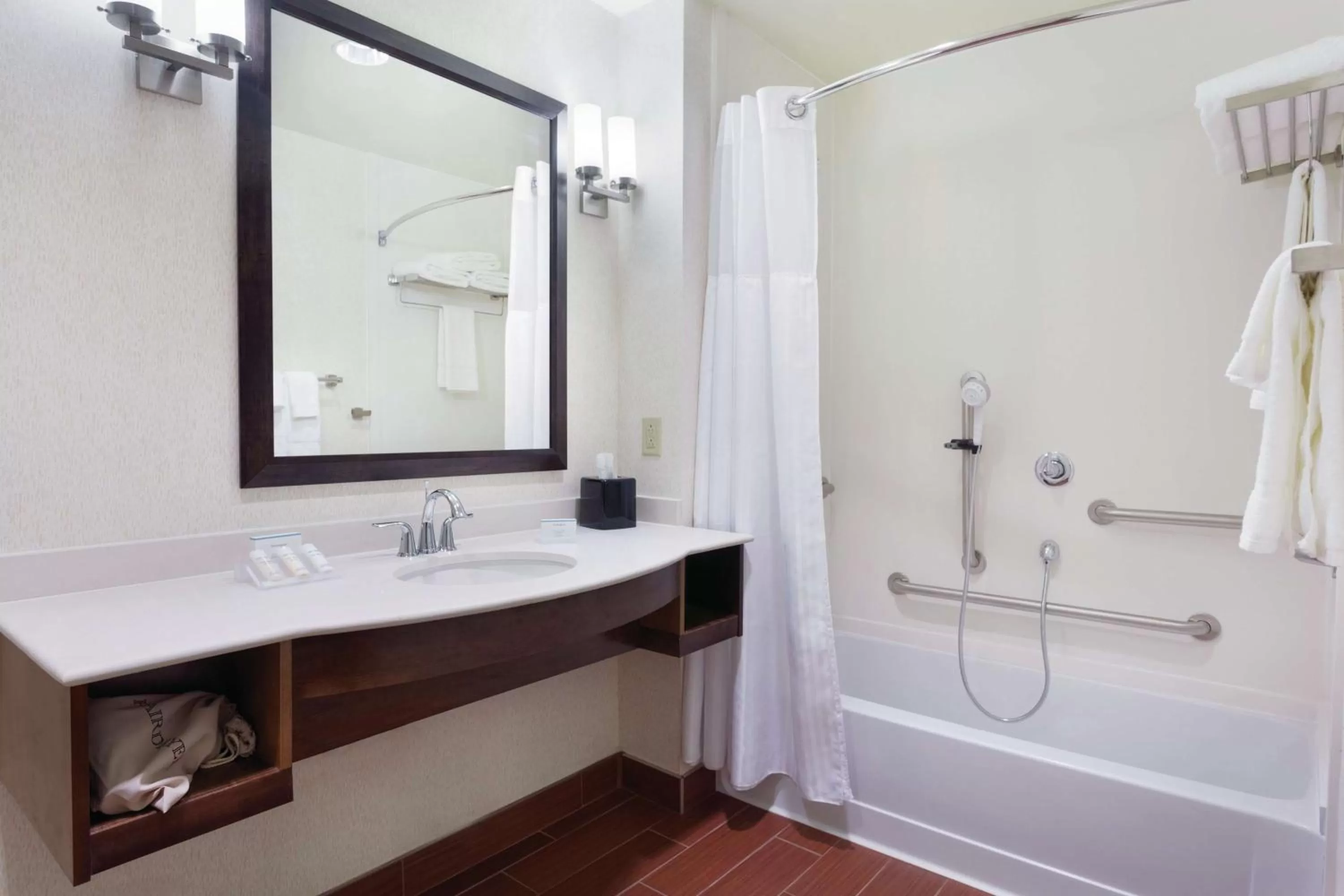 Bathroom in Hilton Garden Inn Rochester Downtown, NY