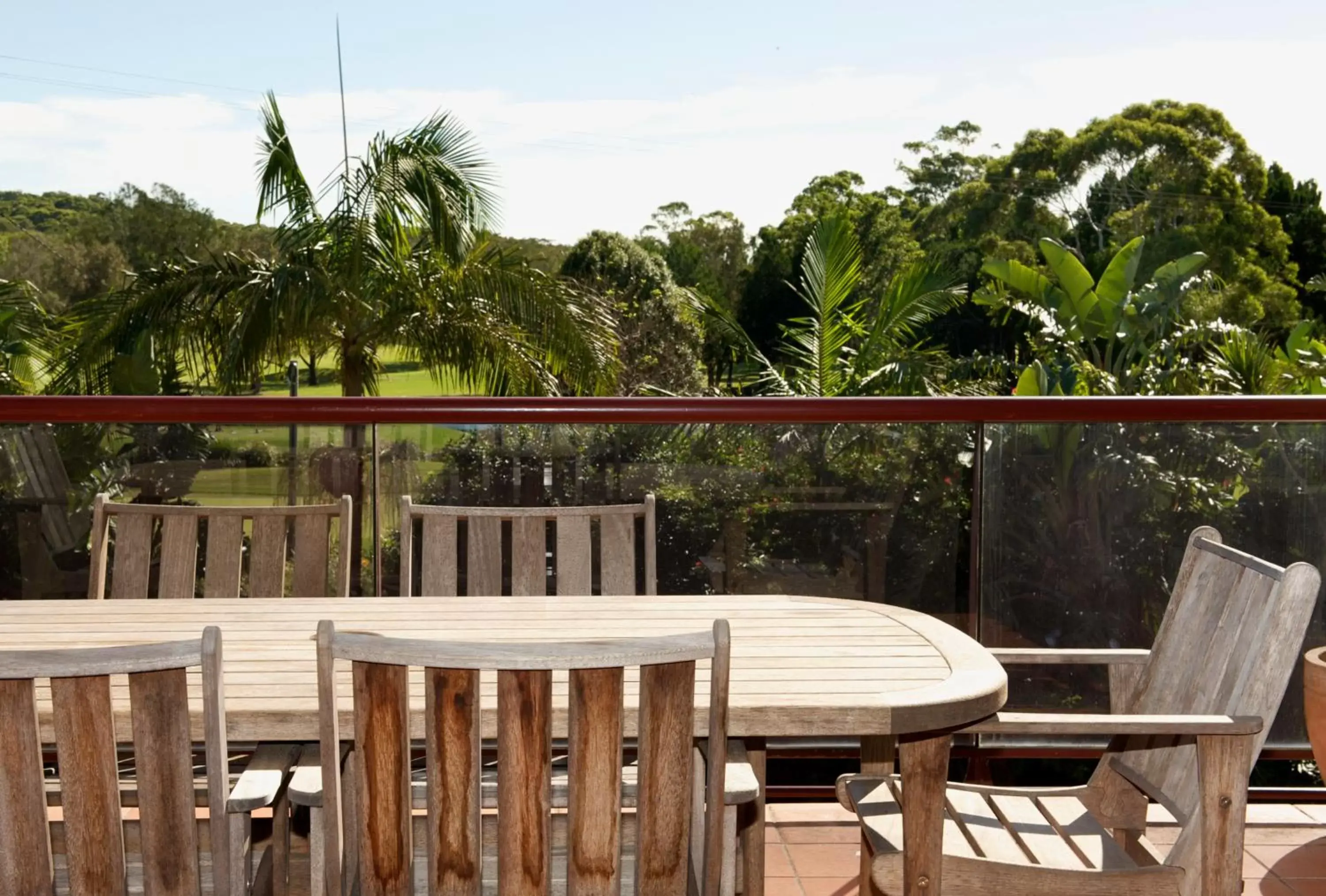 Bird's eye view, Balcony/Terrace in Byron Links Apartments