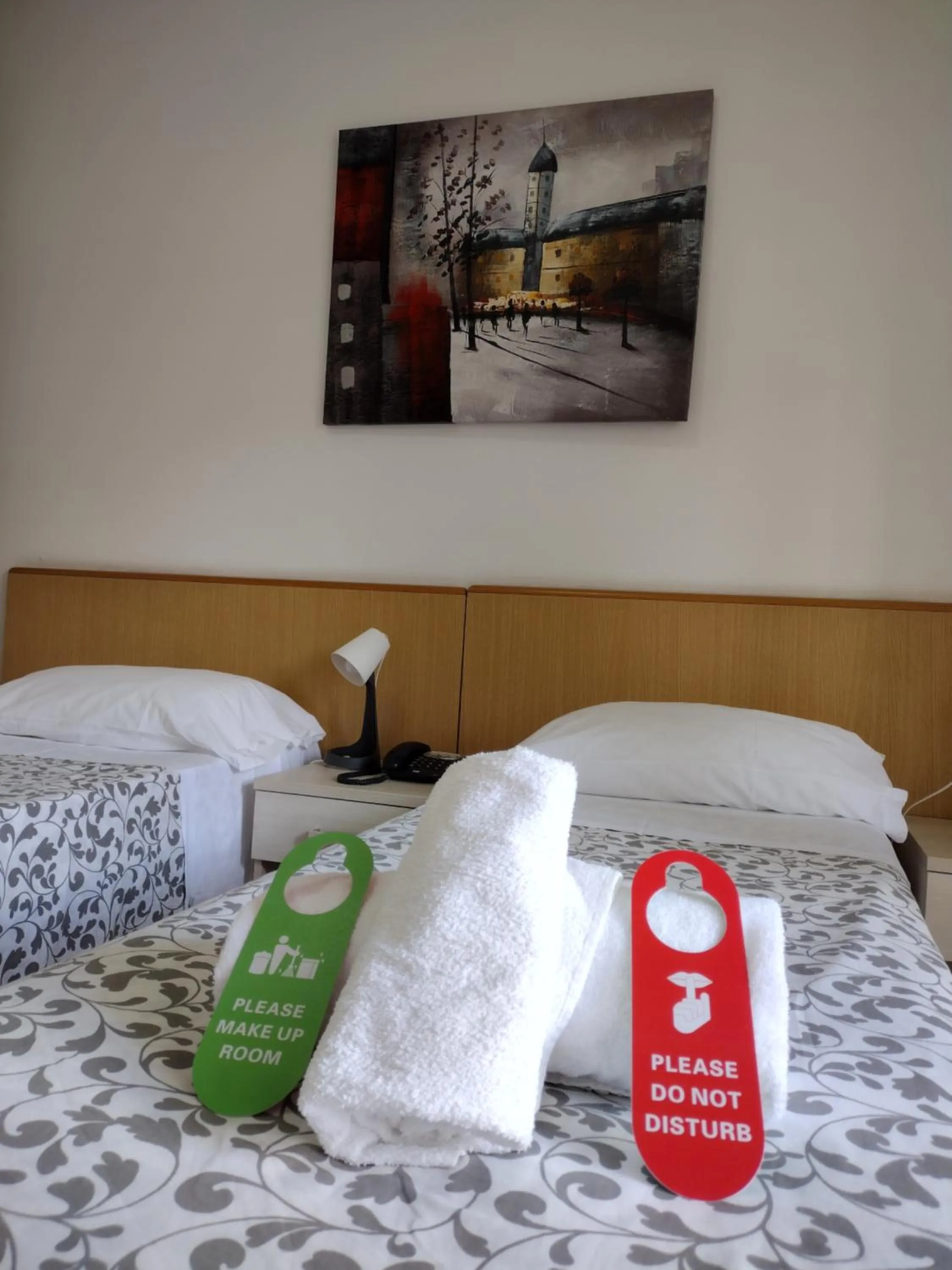 Bed in Albergo Guido Reni