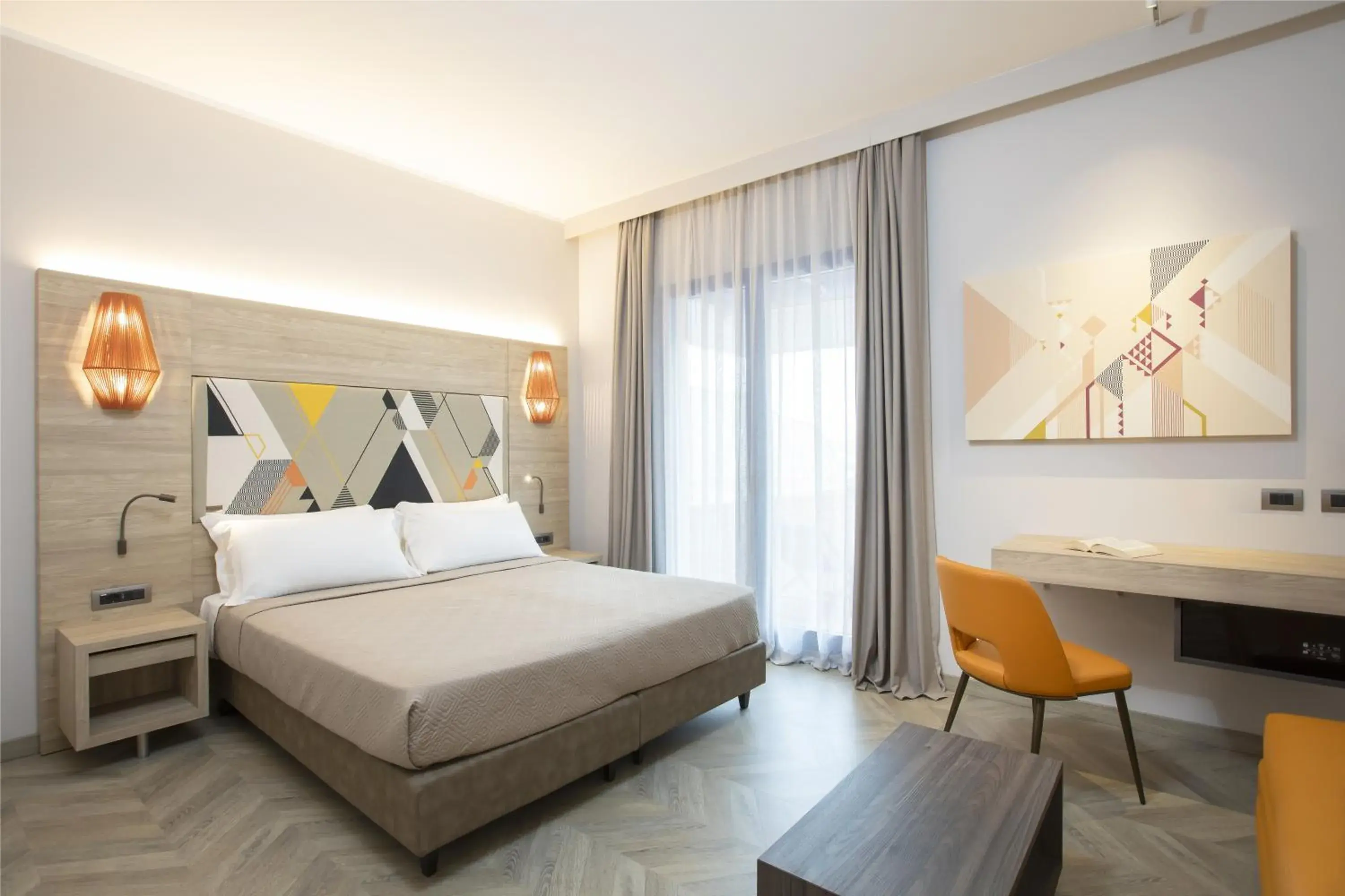 Bedroom, Bed in Lu' Hotel Carbonia