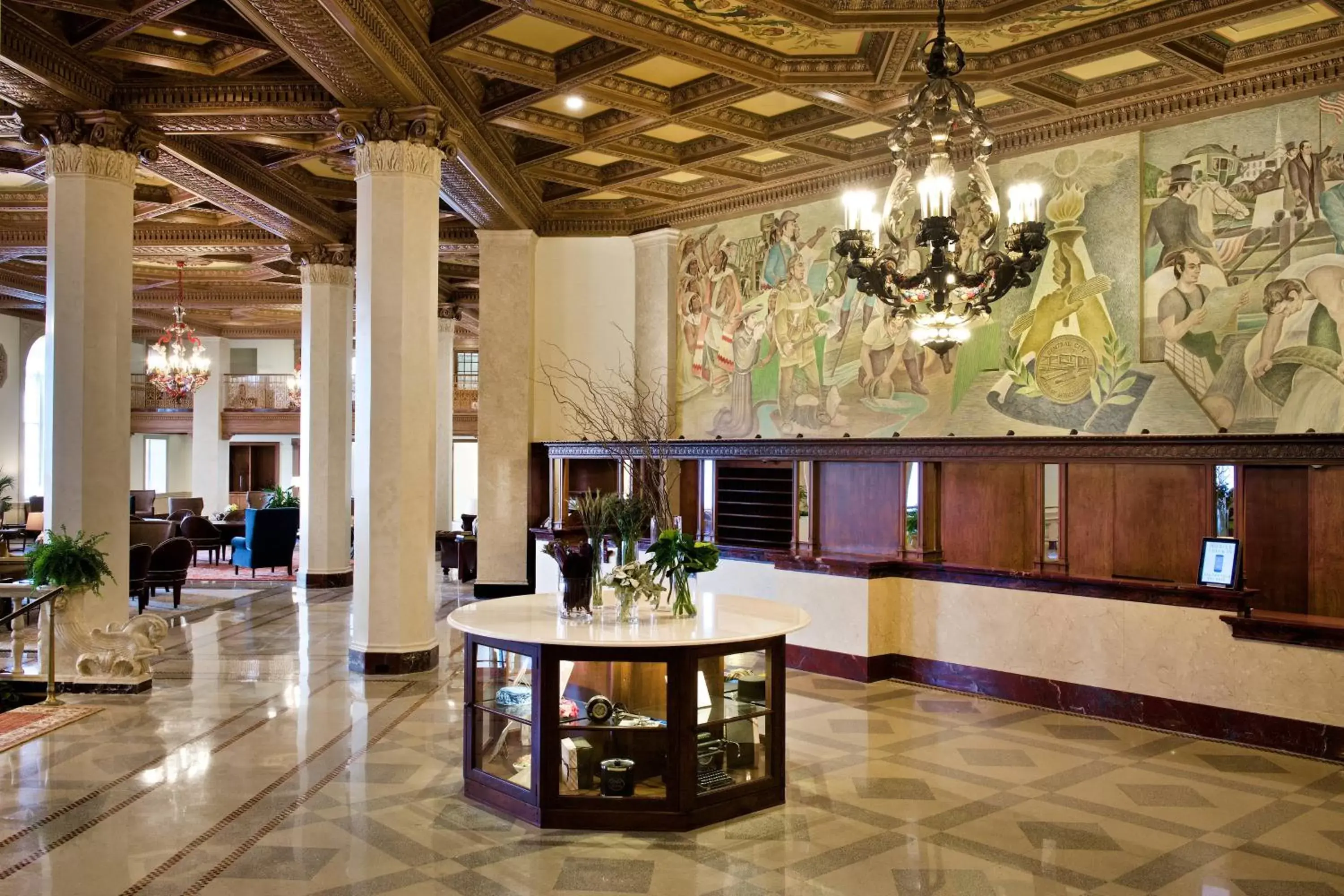 Lobby or reception, Lobby/Reception in Marriott Syracuse Downtown