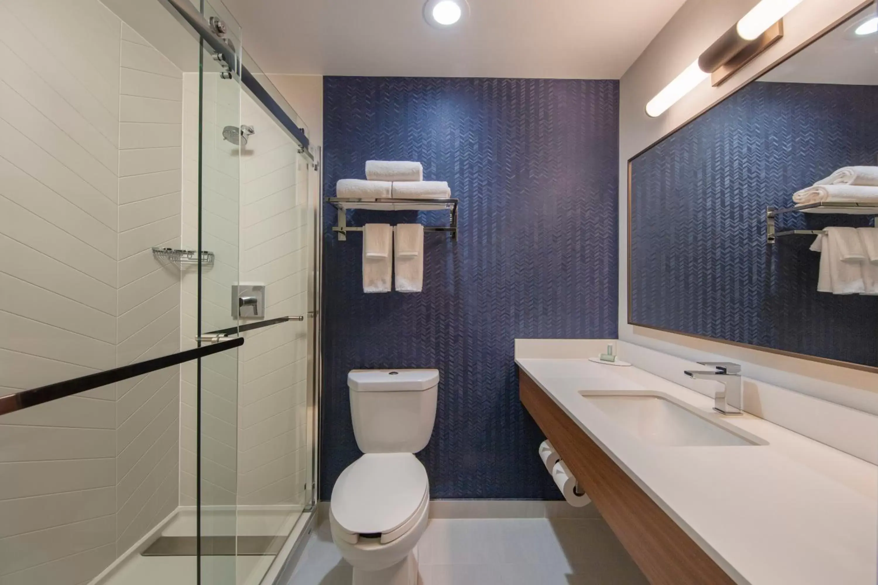Shower, Bathroom in Fairfield Inn by Marriott JFK Airport