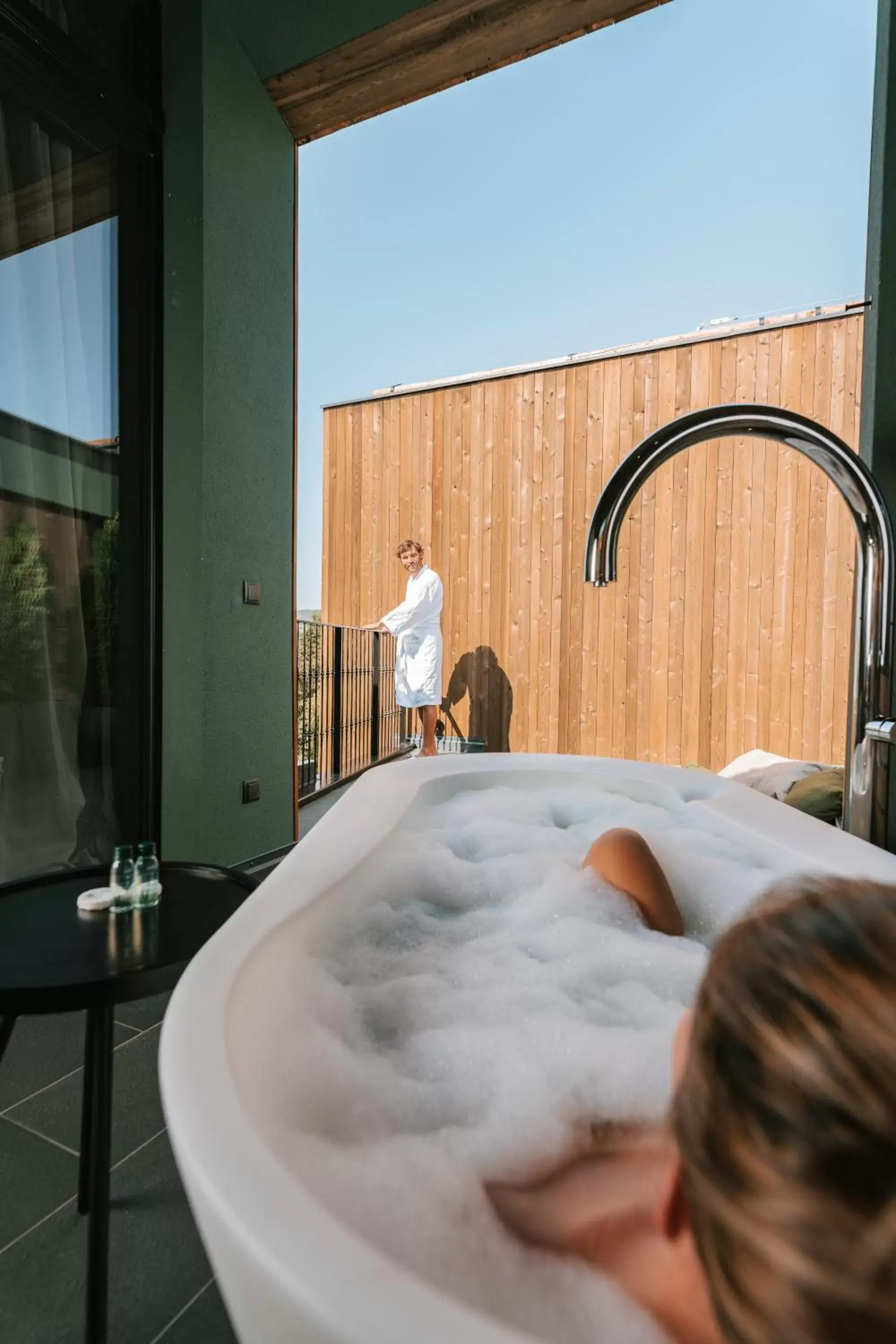 Open Air Bath in Floris Green Suites by Parc Hotel Florian