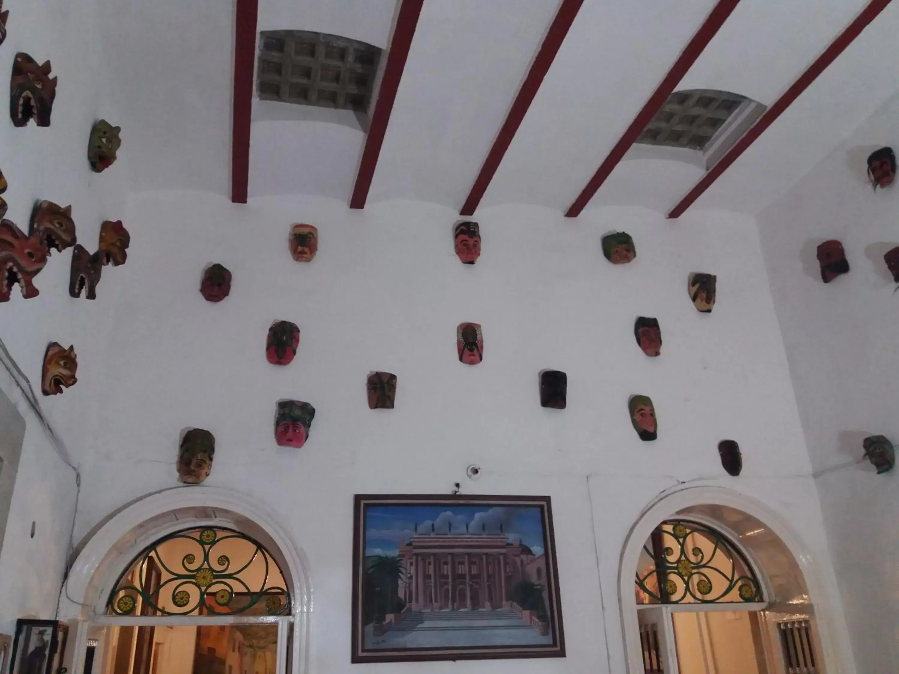 Decorative detail in Hotel Posada de la Condesa