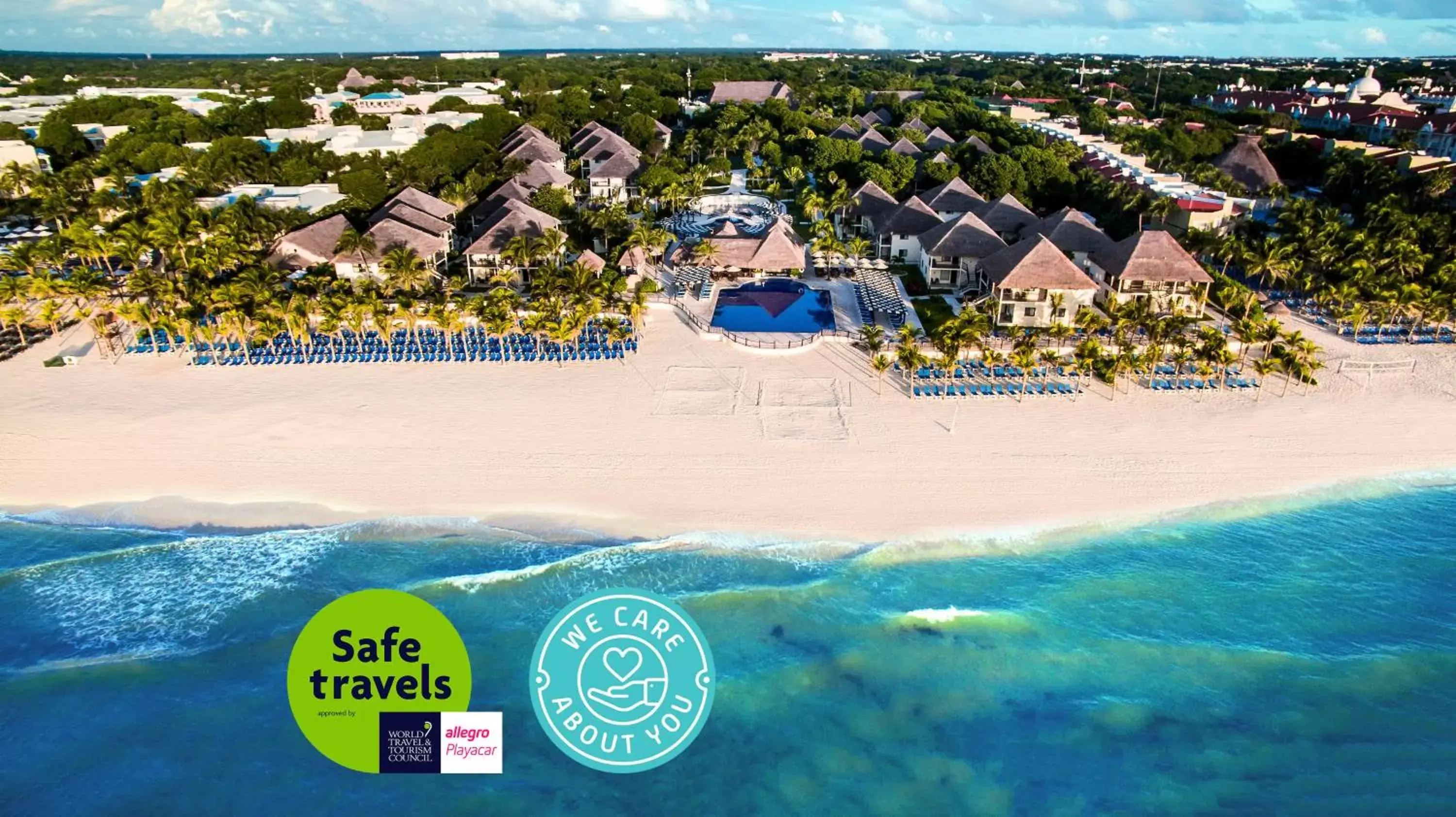 Bird's eye view in Allegro Playacar - All Inclusive Resort Bird's eye view in Allegro Playacar - All Inclusive Resort