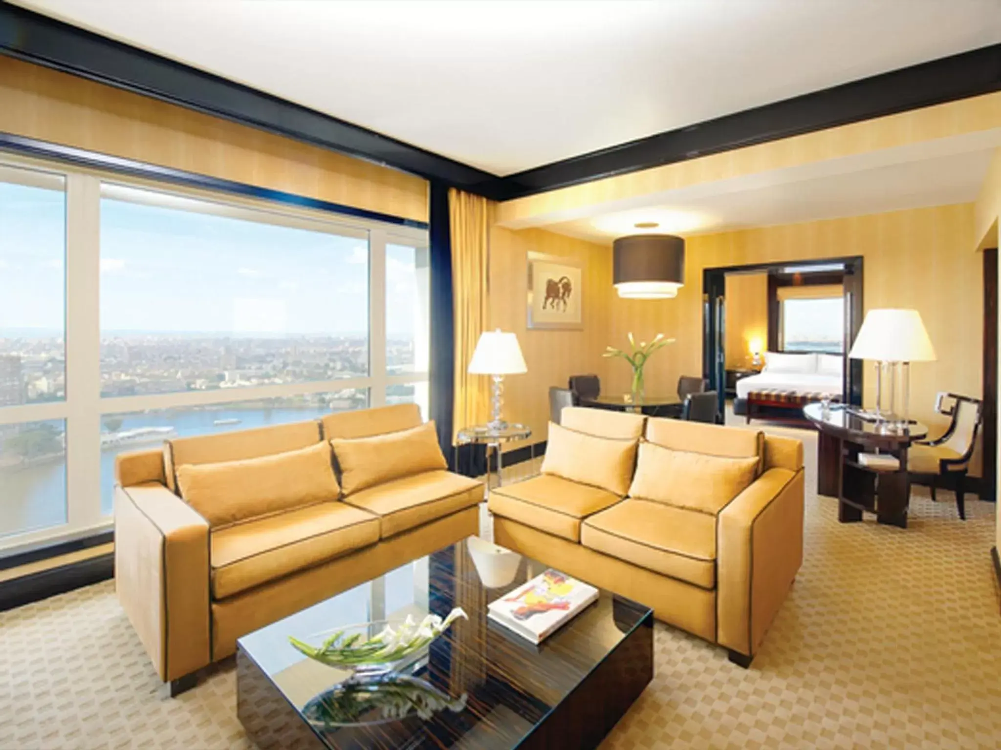 Living room, Seating Area in Fairmont Nile City