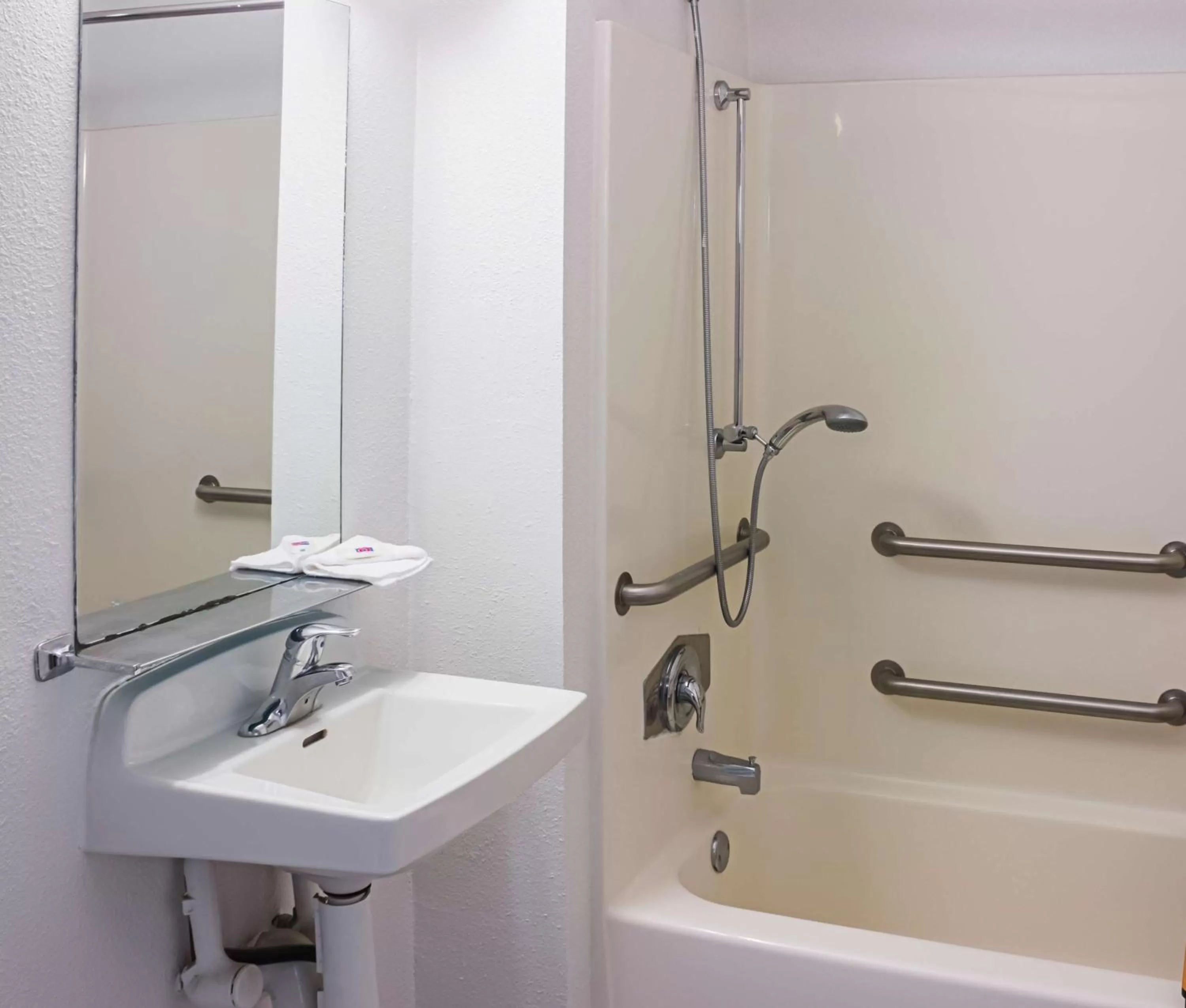 Bathroom in Motel 6-Porterville, CA