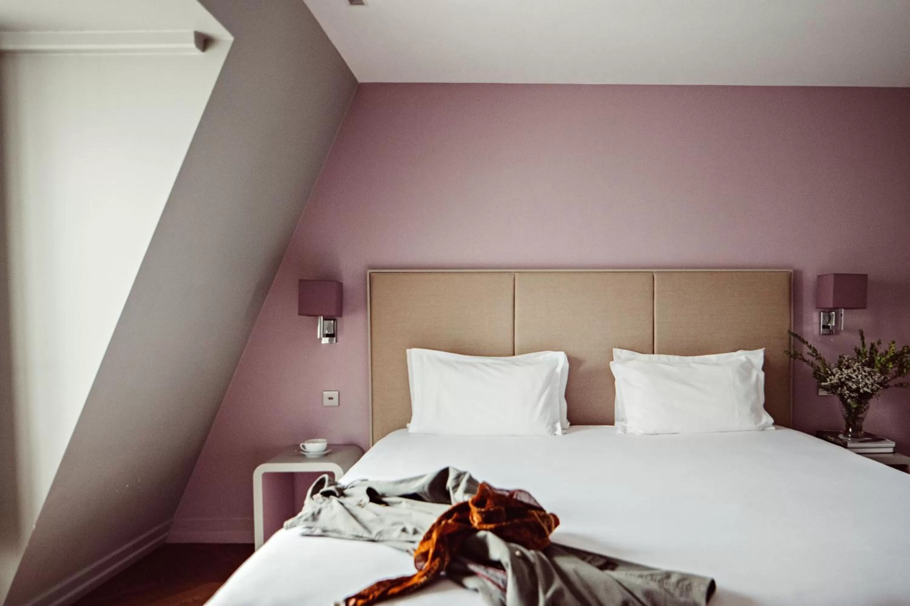 Bed in Monsieur Cadet Hotel & Spa