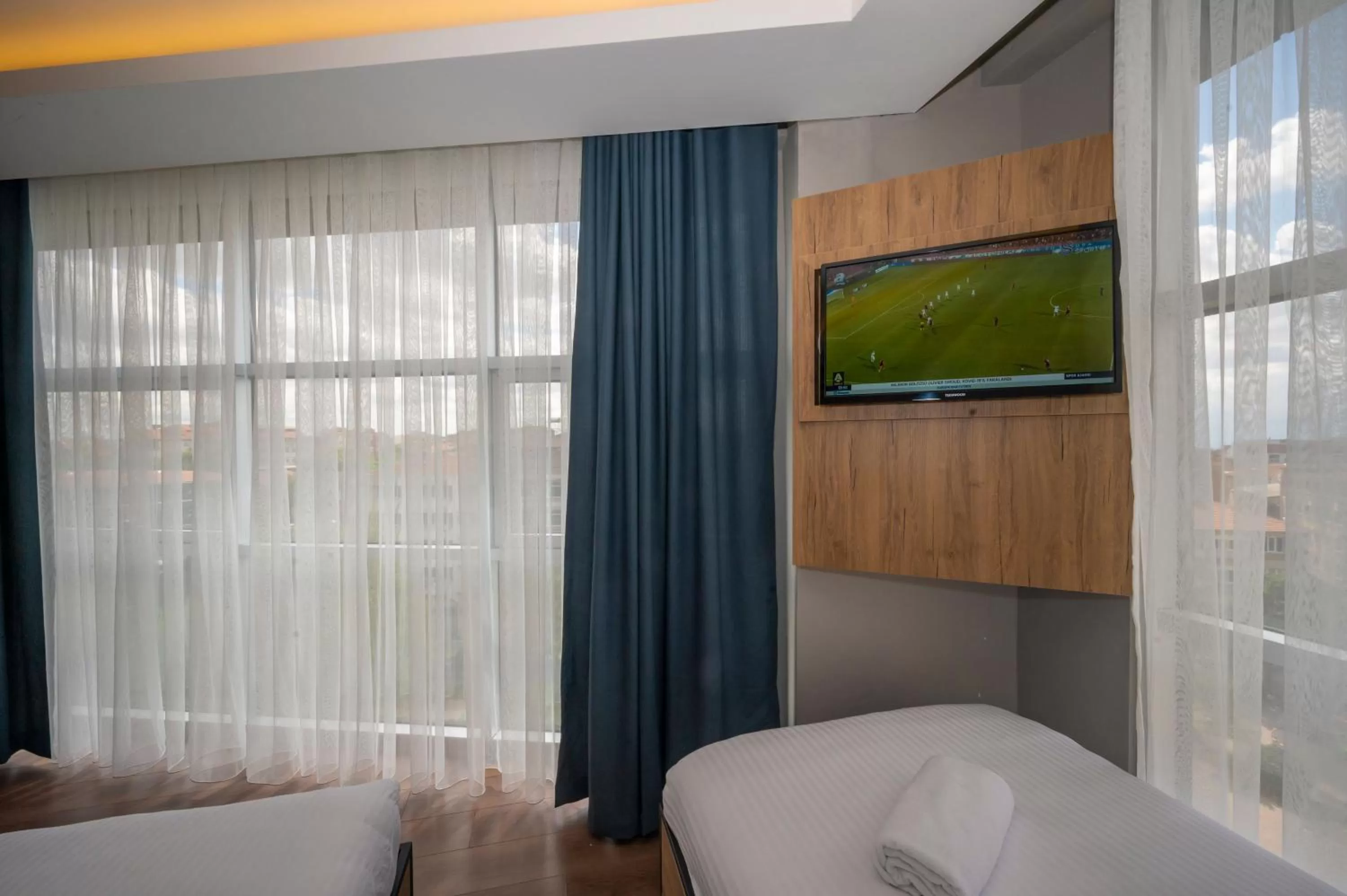 Bed in Çorlu Dem Hotel