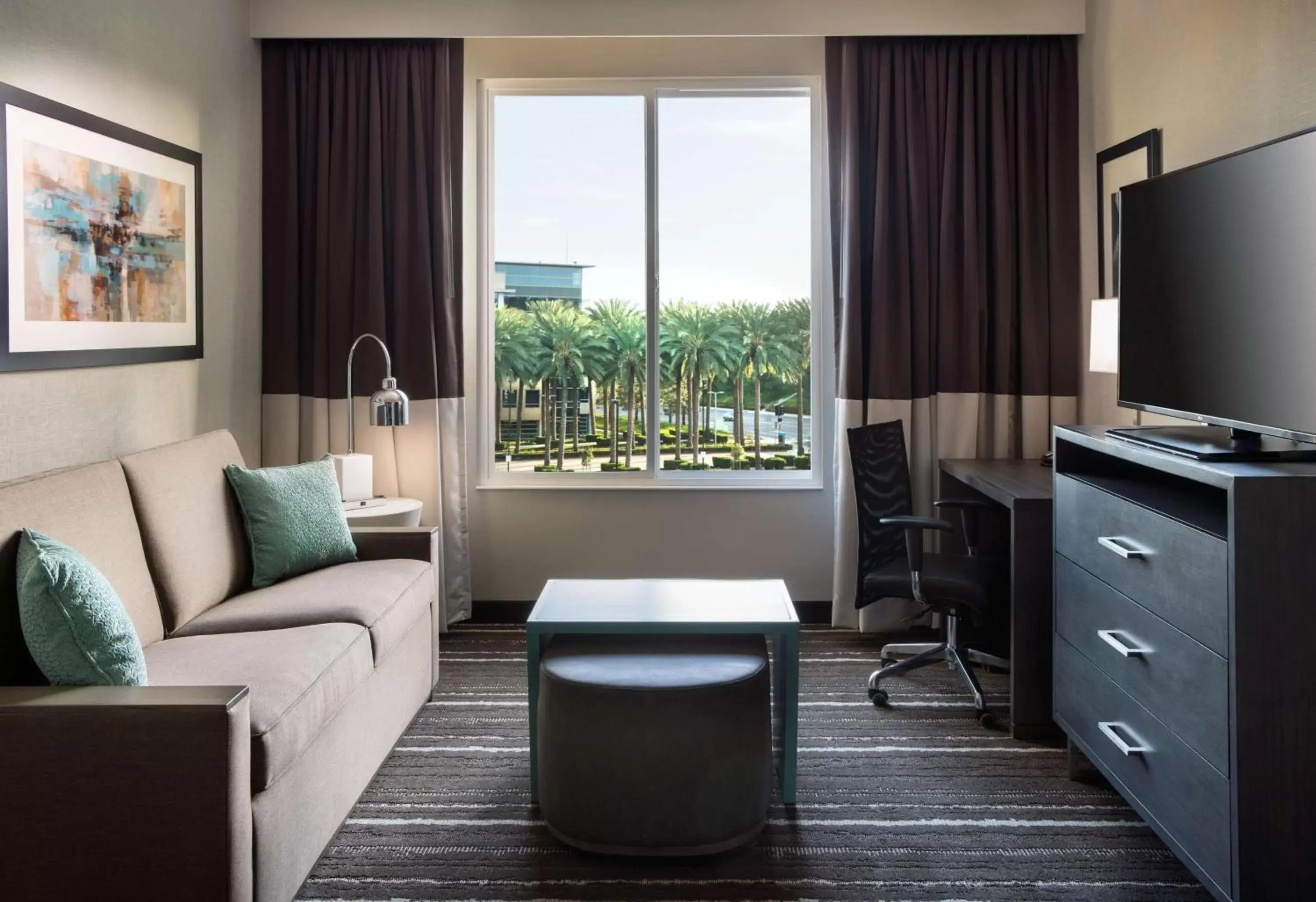 Living room, Seating Area in Homewood Suites by Hilton Aliso Viejo Laguna Beach