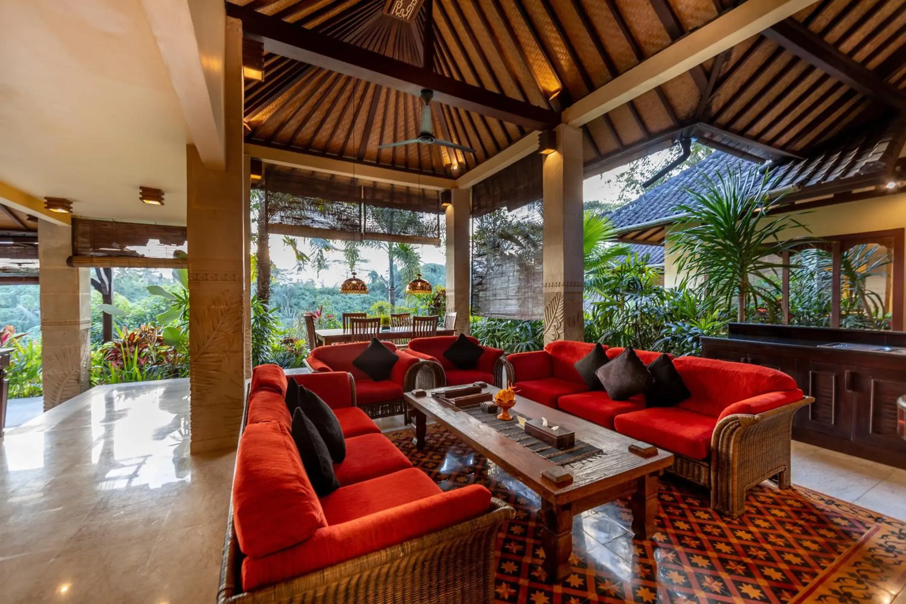 Living room in Bidadari Private Villas & Retreat