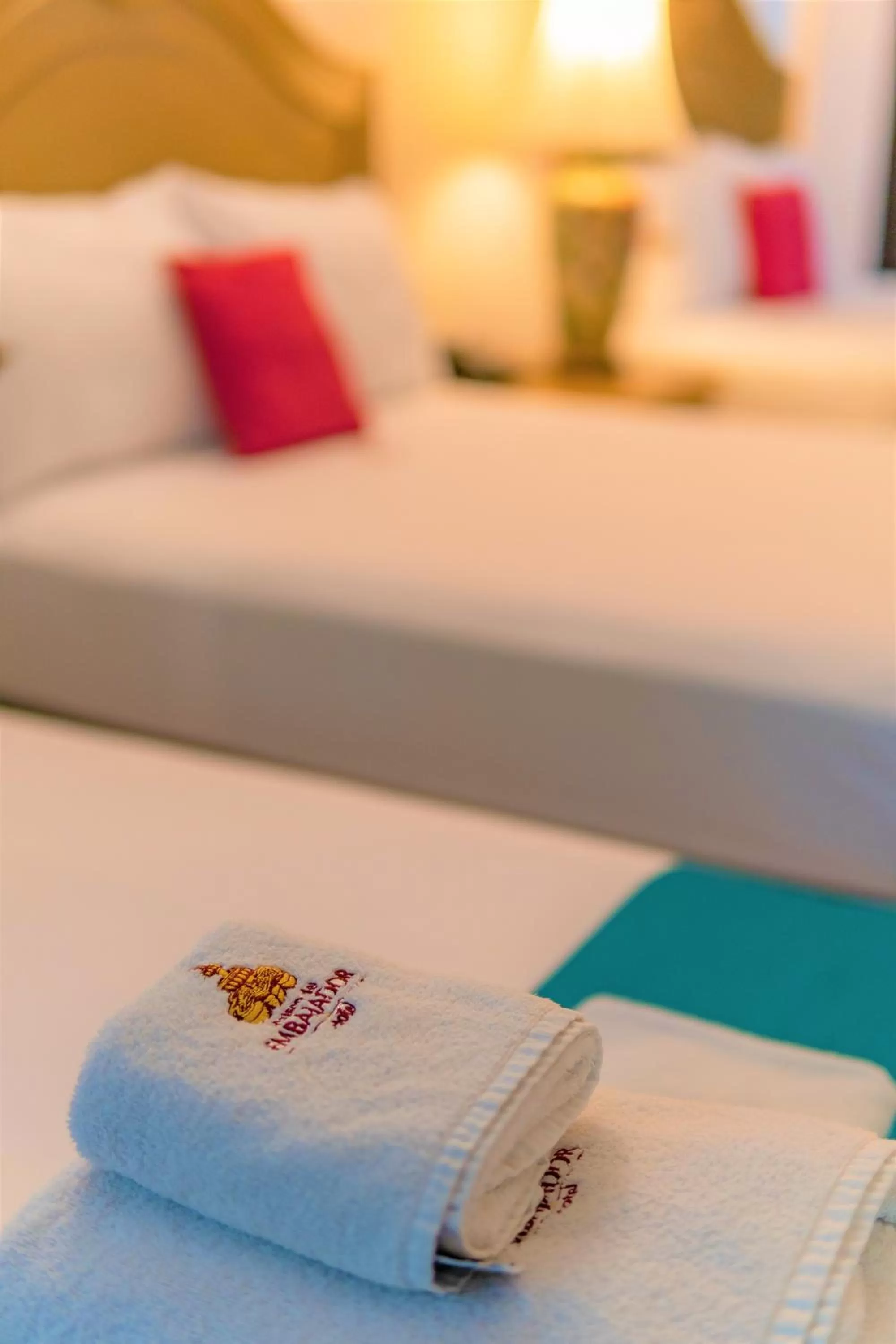 Decorative detail, Bed in Maison del Embajador