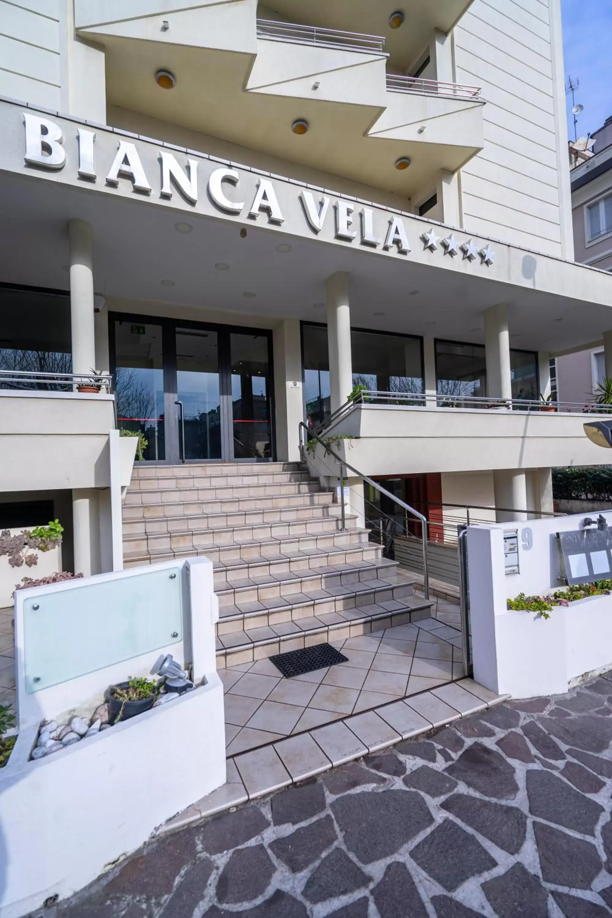 Property Building in Hotel Bianca Vela