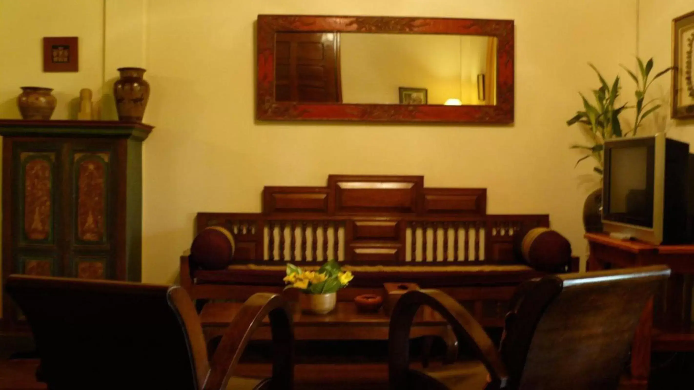 Living room, Seating Area in Terres Rouges Lodge