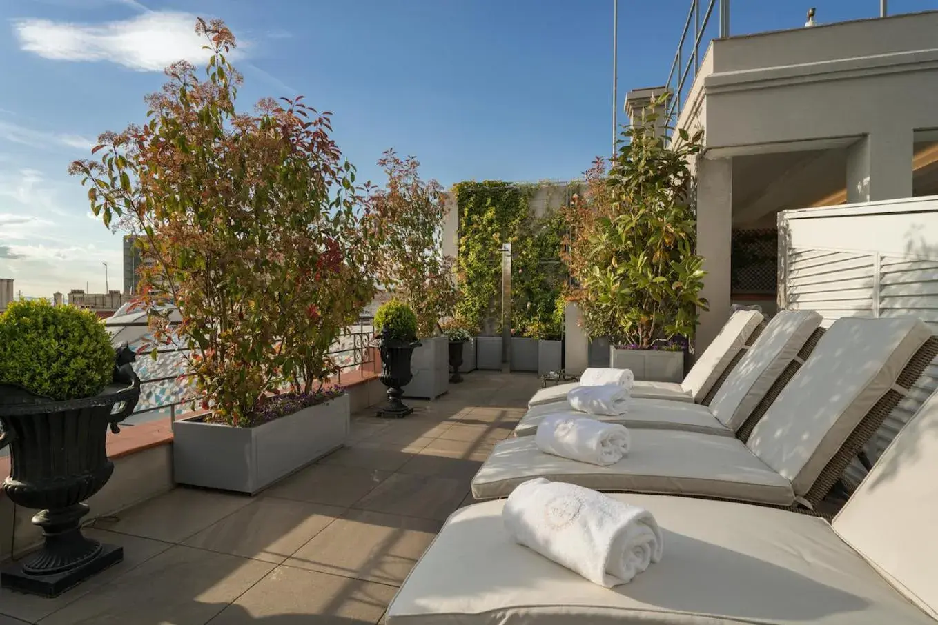 Solarium in Relais & Châteaux Heritage Hotel