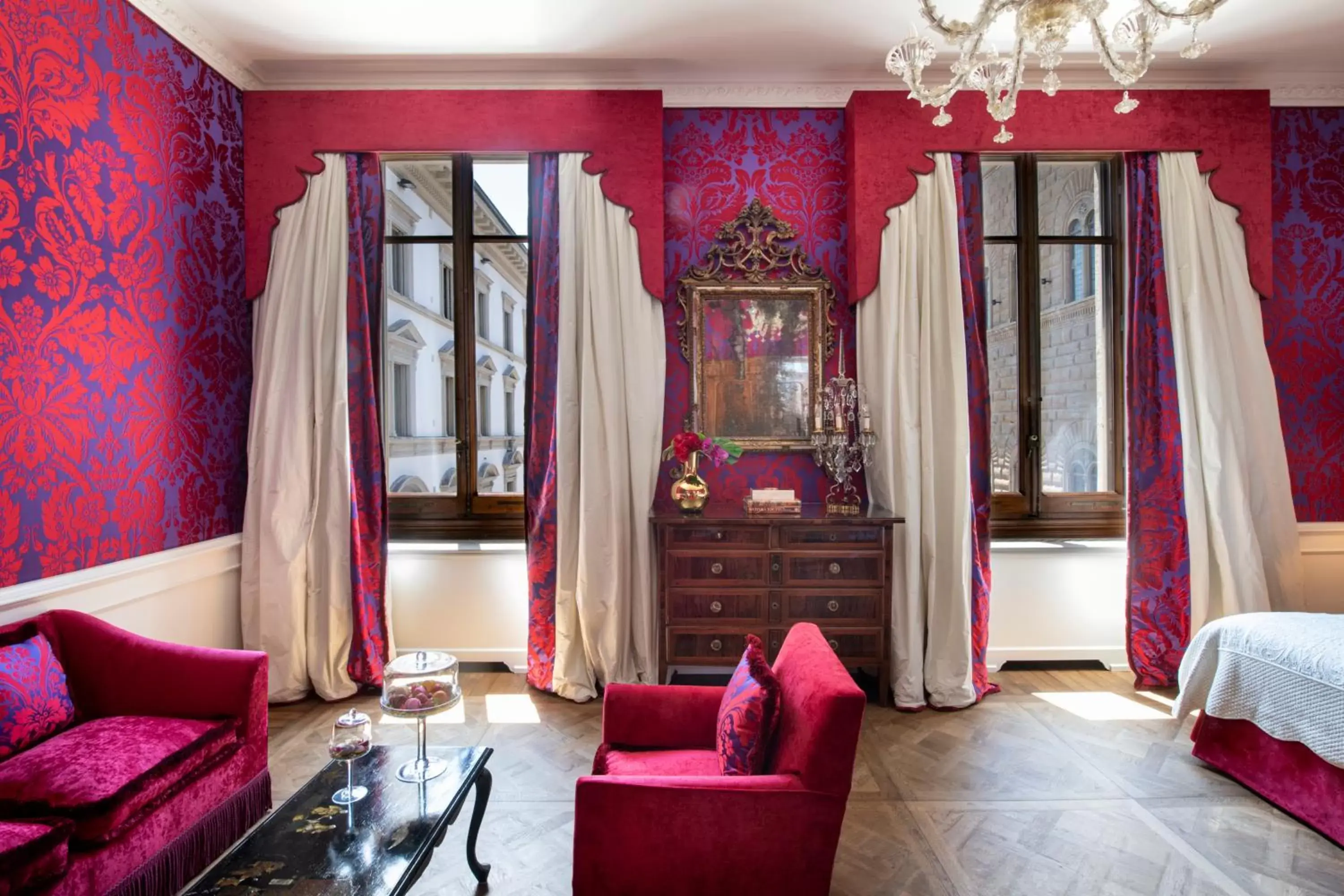 Living room, Seating Area in Helvetia&Bristol Firenze – Starhotels Collezione
