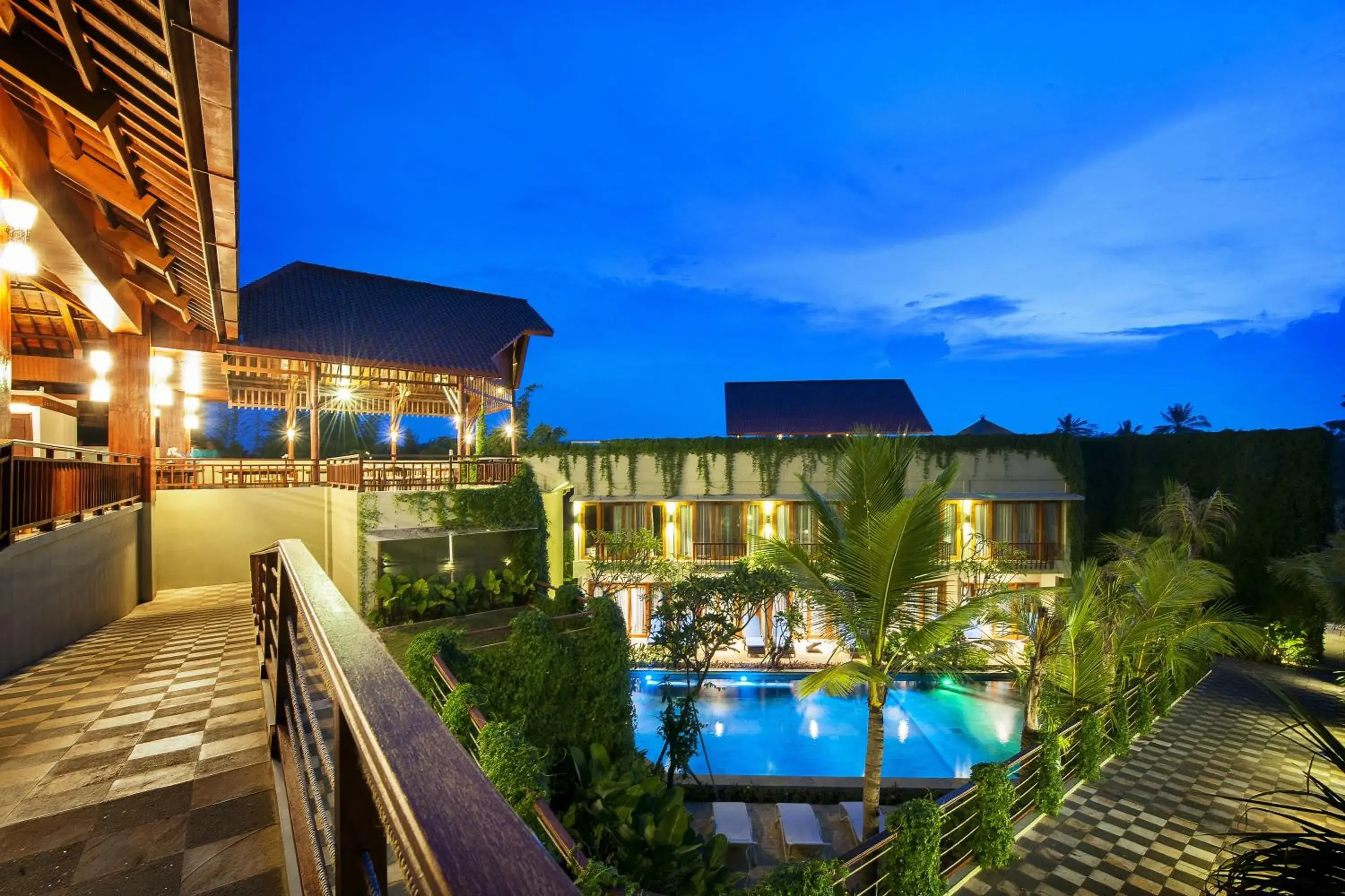 Natural landscape, Pool View in Ubud Wana Resort