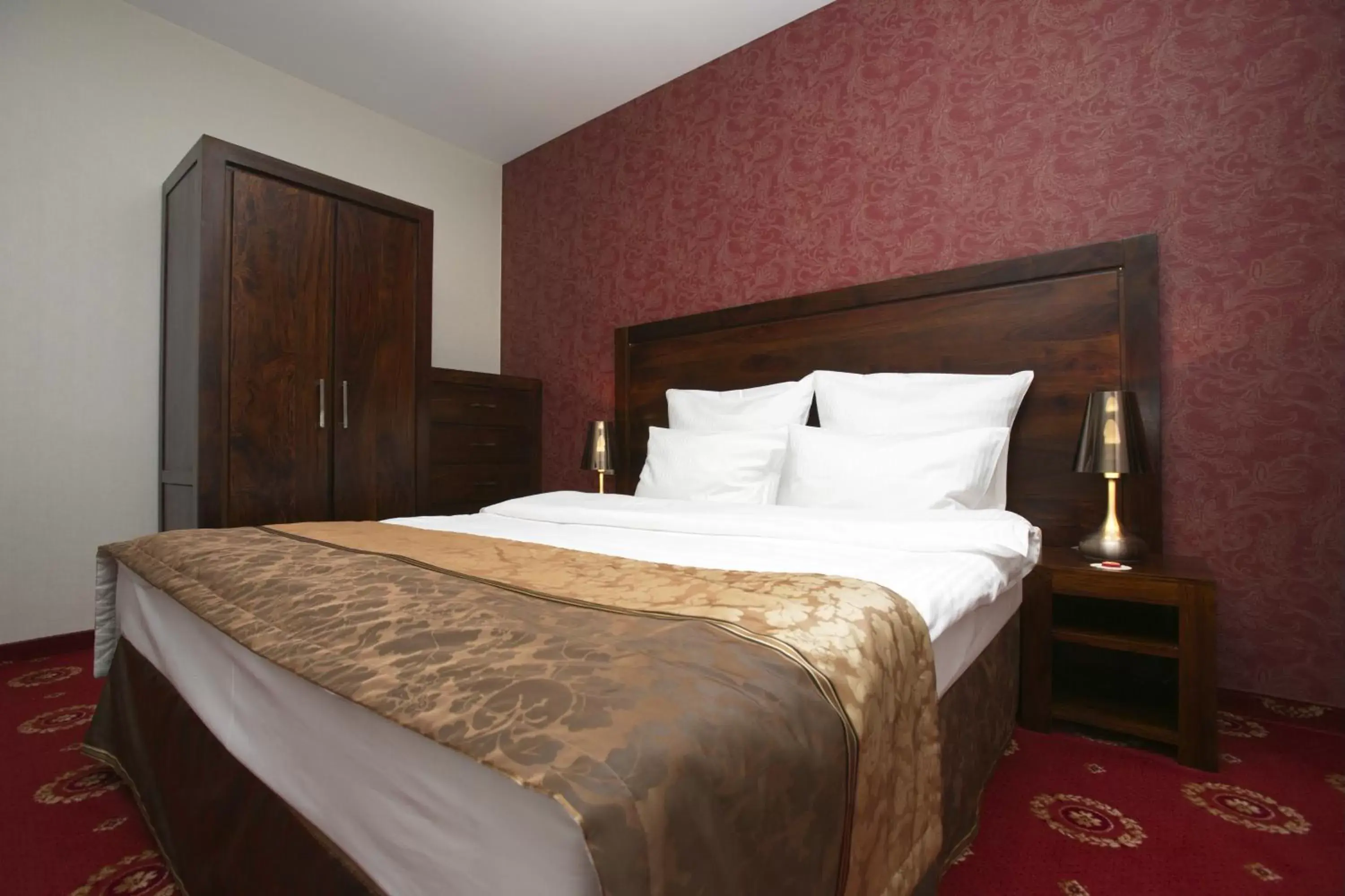 Bed in Hotel Columbus