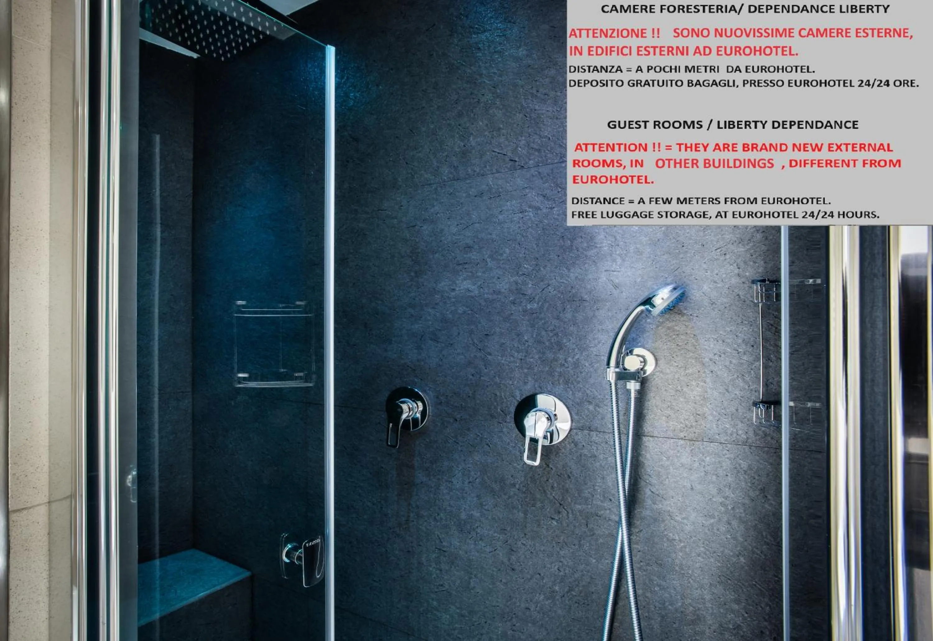 Shower in Eurohotel