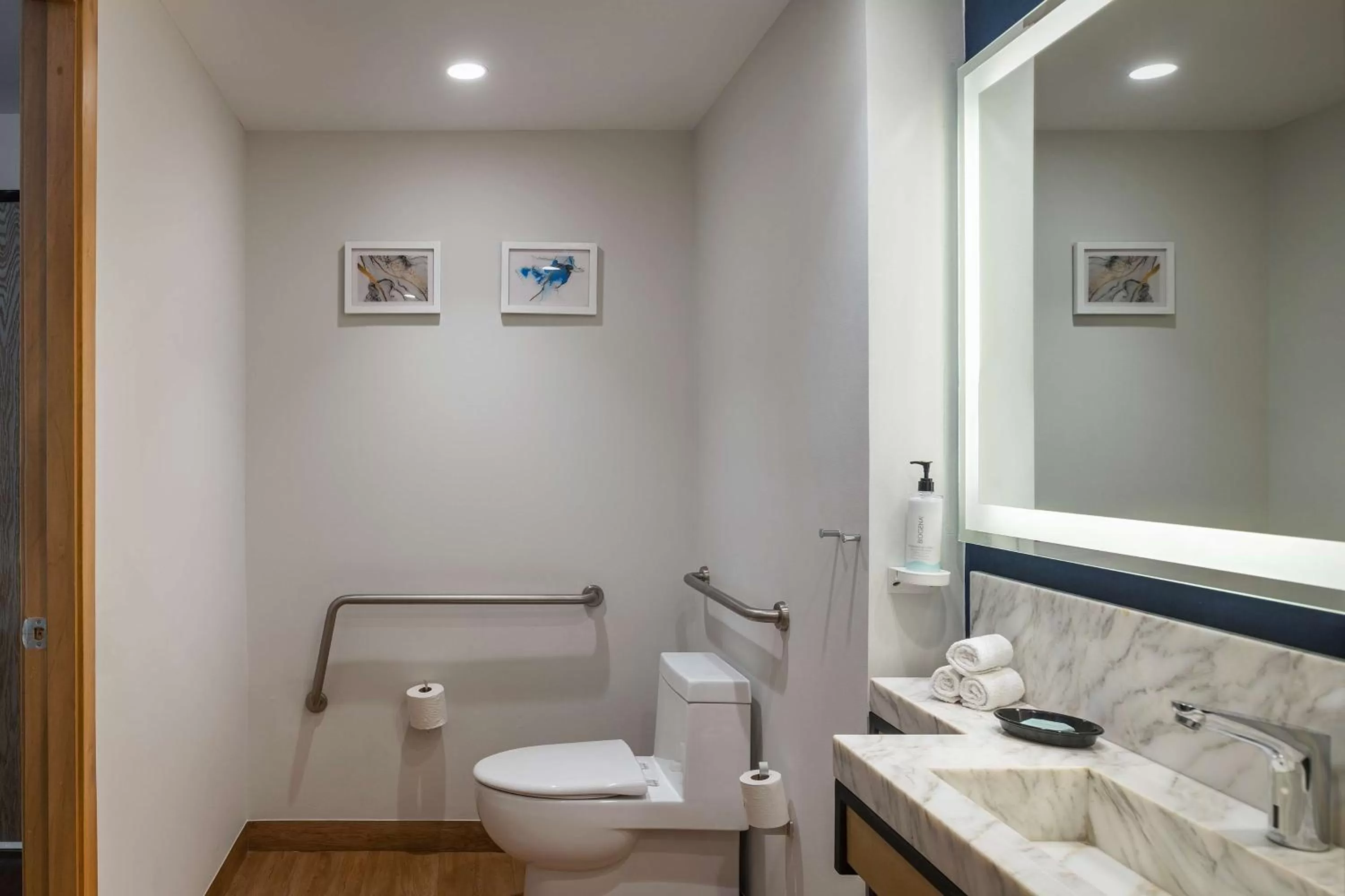 Toilet in Hilton Garden Inn Cancun Airport