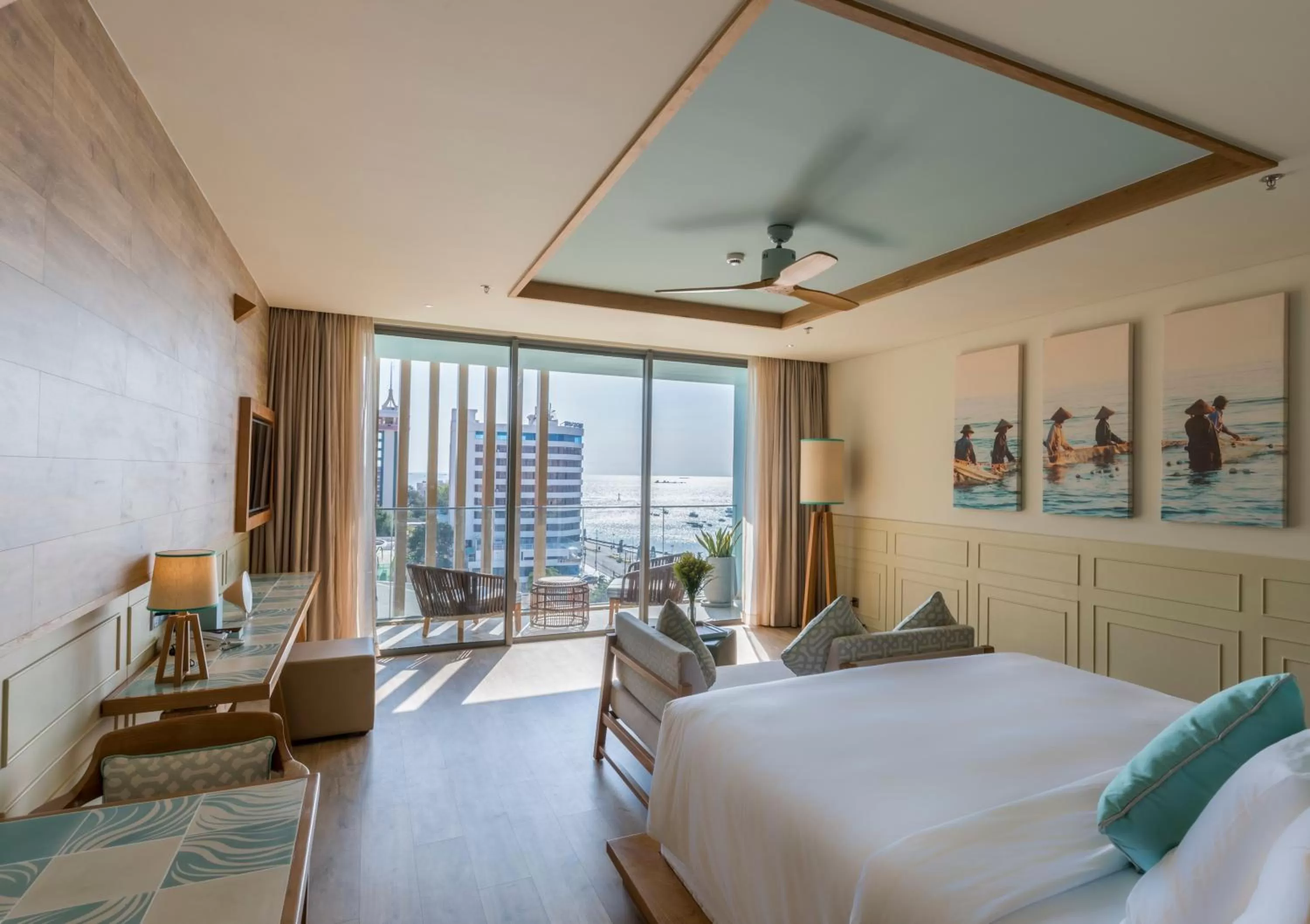 View (from property/room), Bed in Fusion Suites Vung Tau