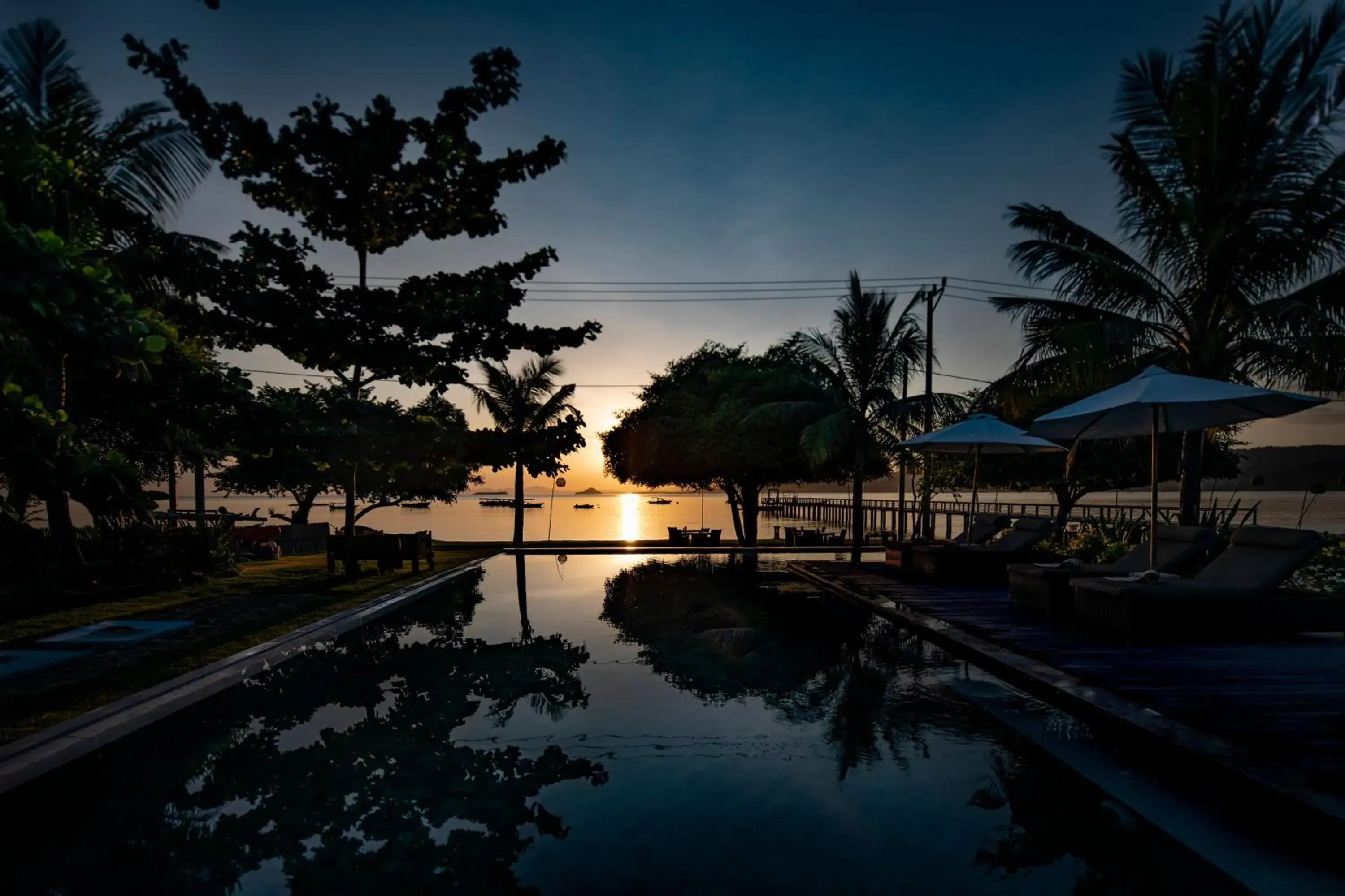 Natural landscape, Swimming Pool in Kokomo Resort Gili Gede