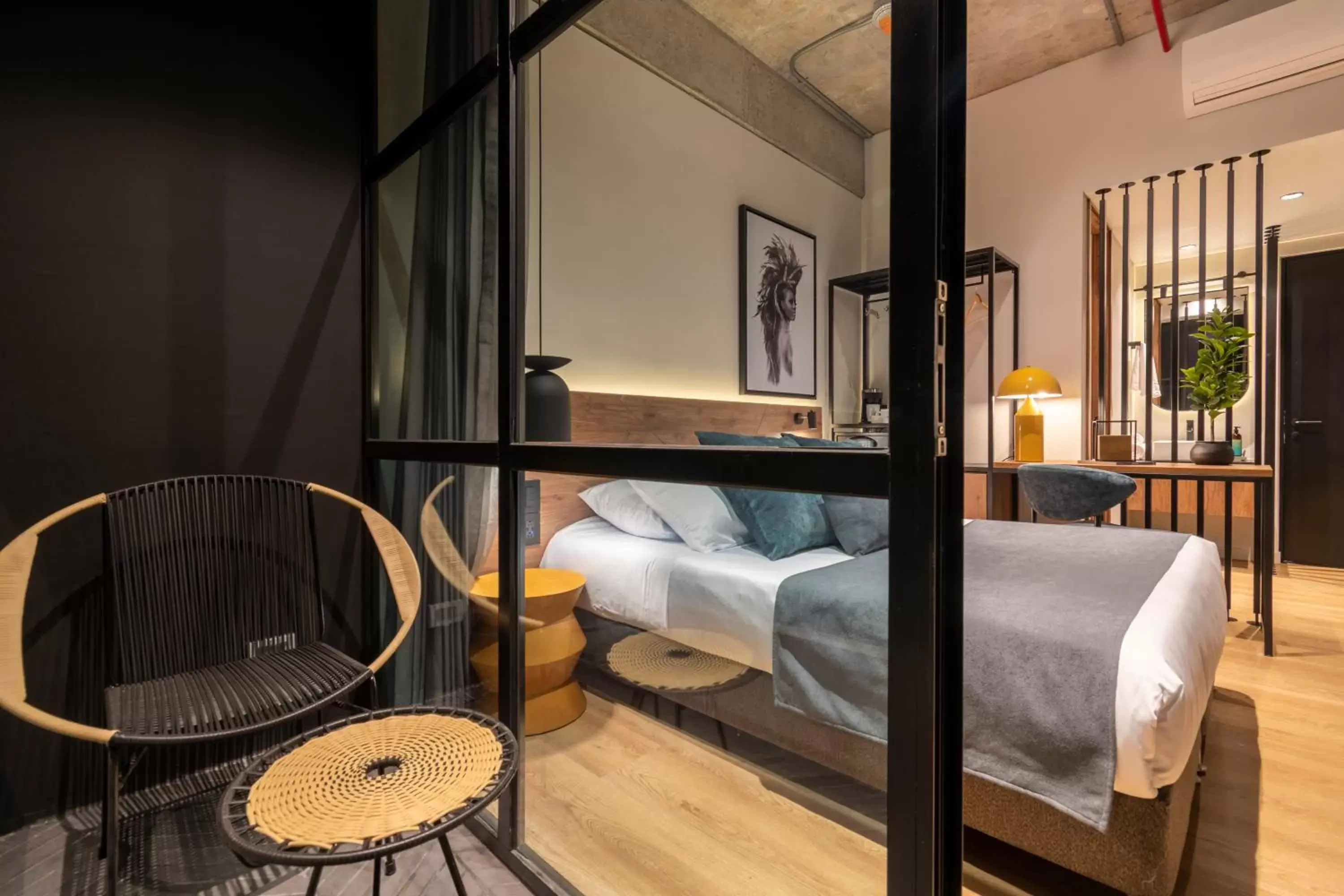 Balcony/Terrace, Bed in Hashtag 98 Hotel By Jalo Balcony/Terrace, Bed in Hashtag 98 Hotel By Jalo