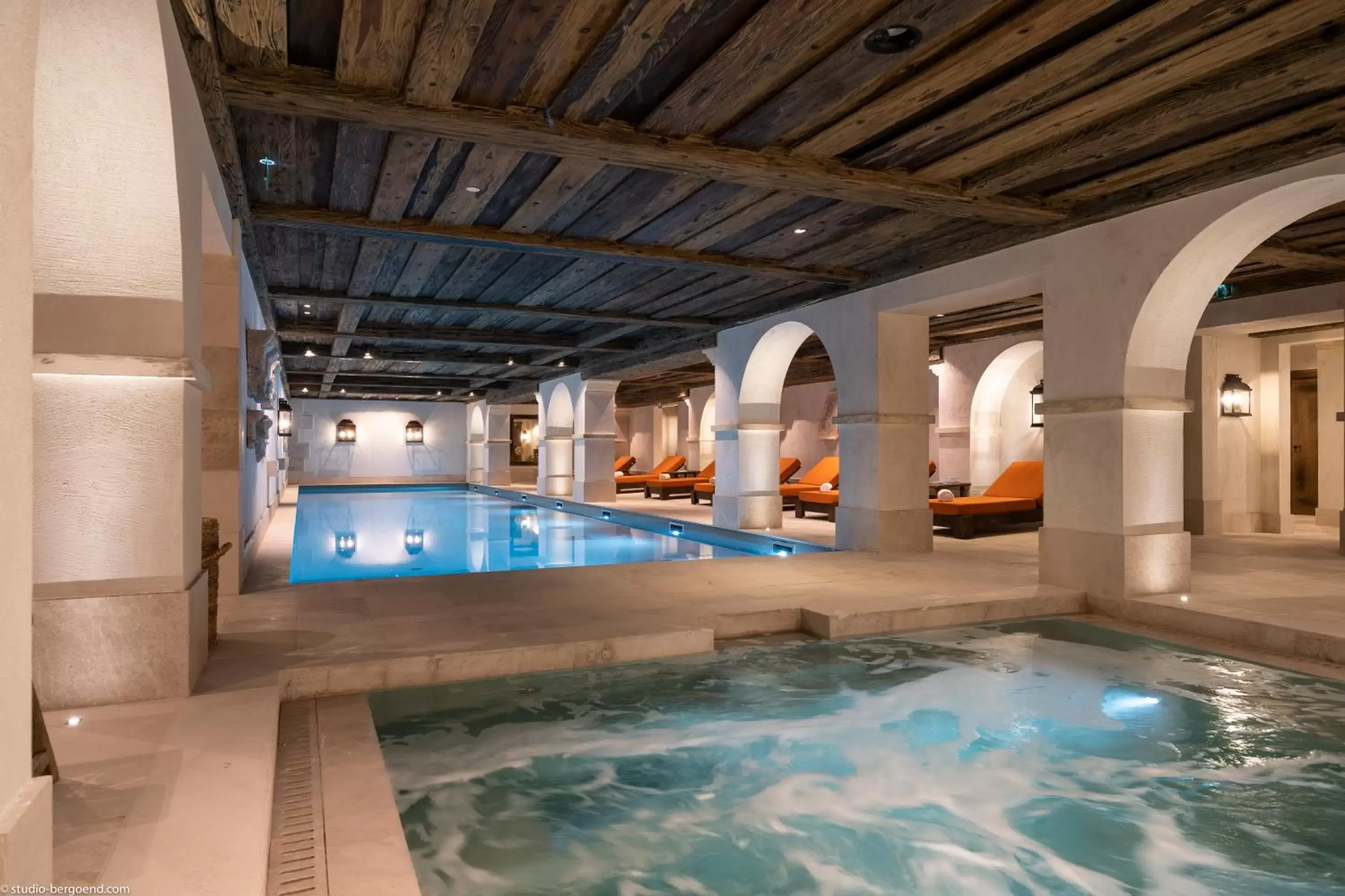 Steam room, Swimming Pool in Airelles Val d'Isère