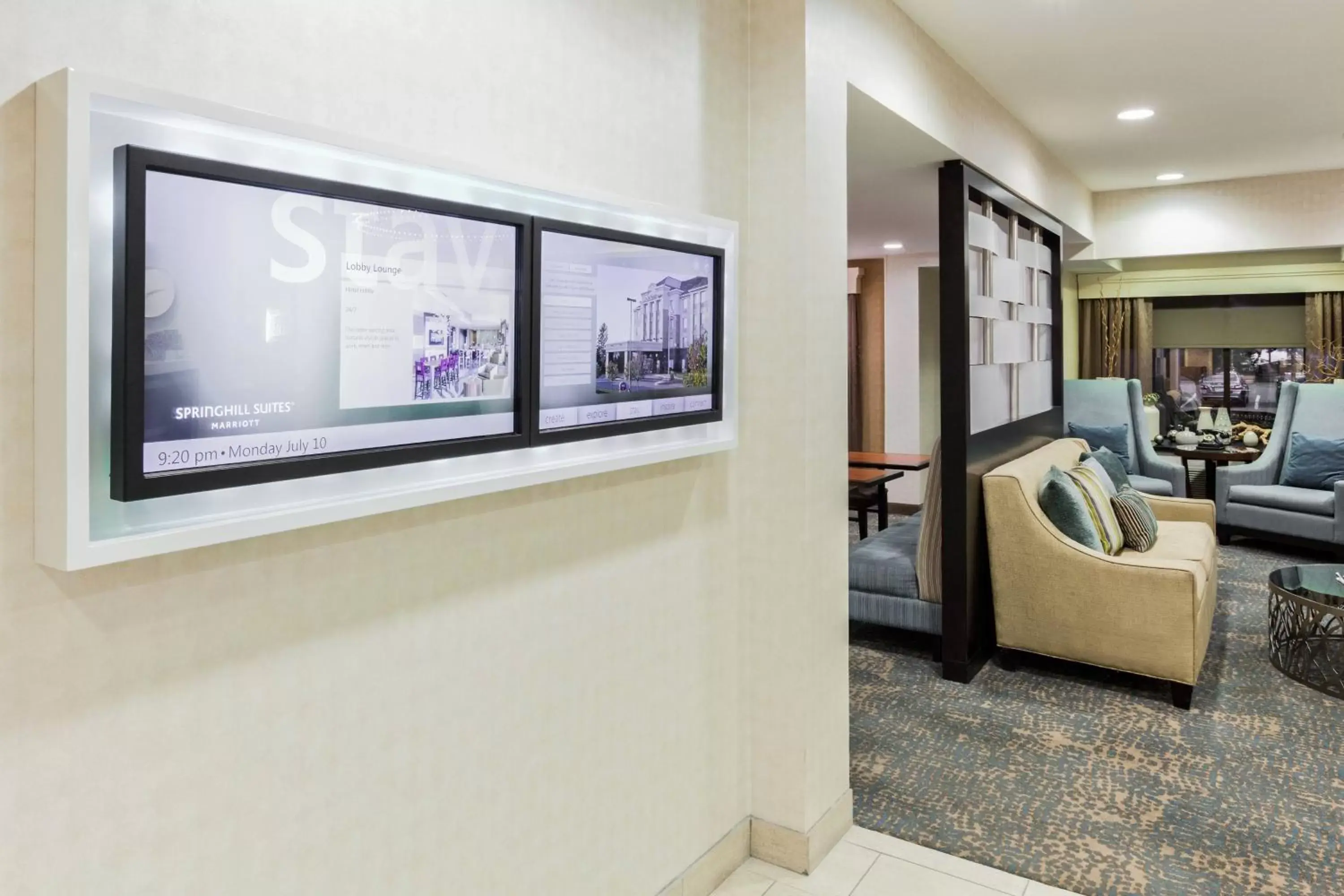 Lobby or reception, Lobby/Reception in SpringHill Suites Minneapolis Eden Prairie