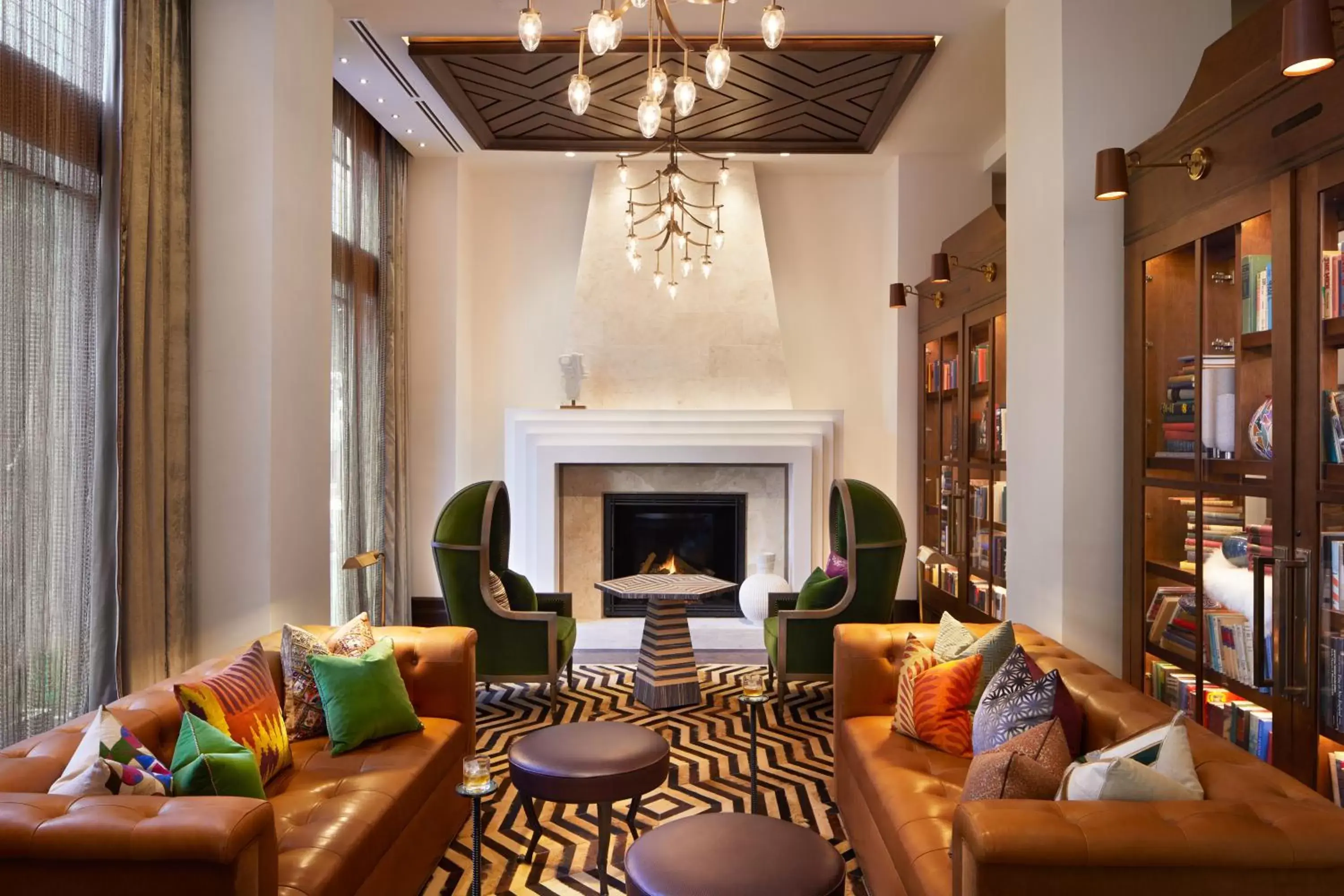 Library, Seating Area in The Plaza Hotel Pioneer Park