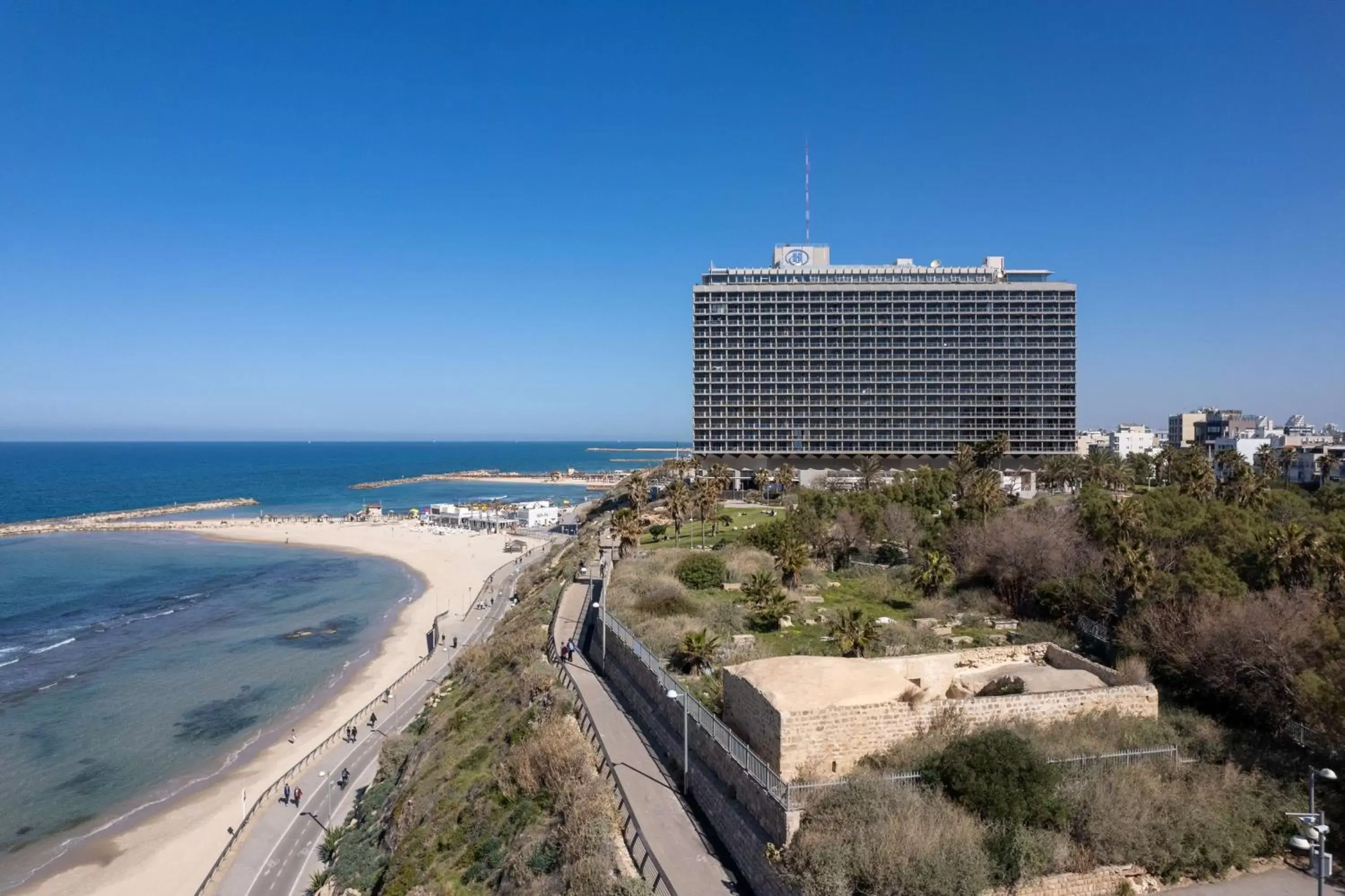 Property building in Hilton Tel Aviv Hotel