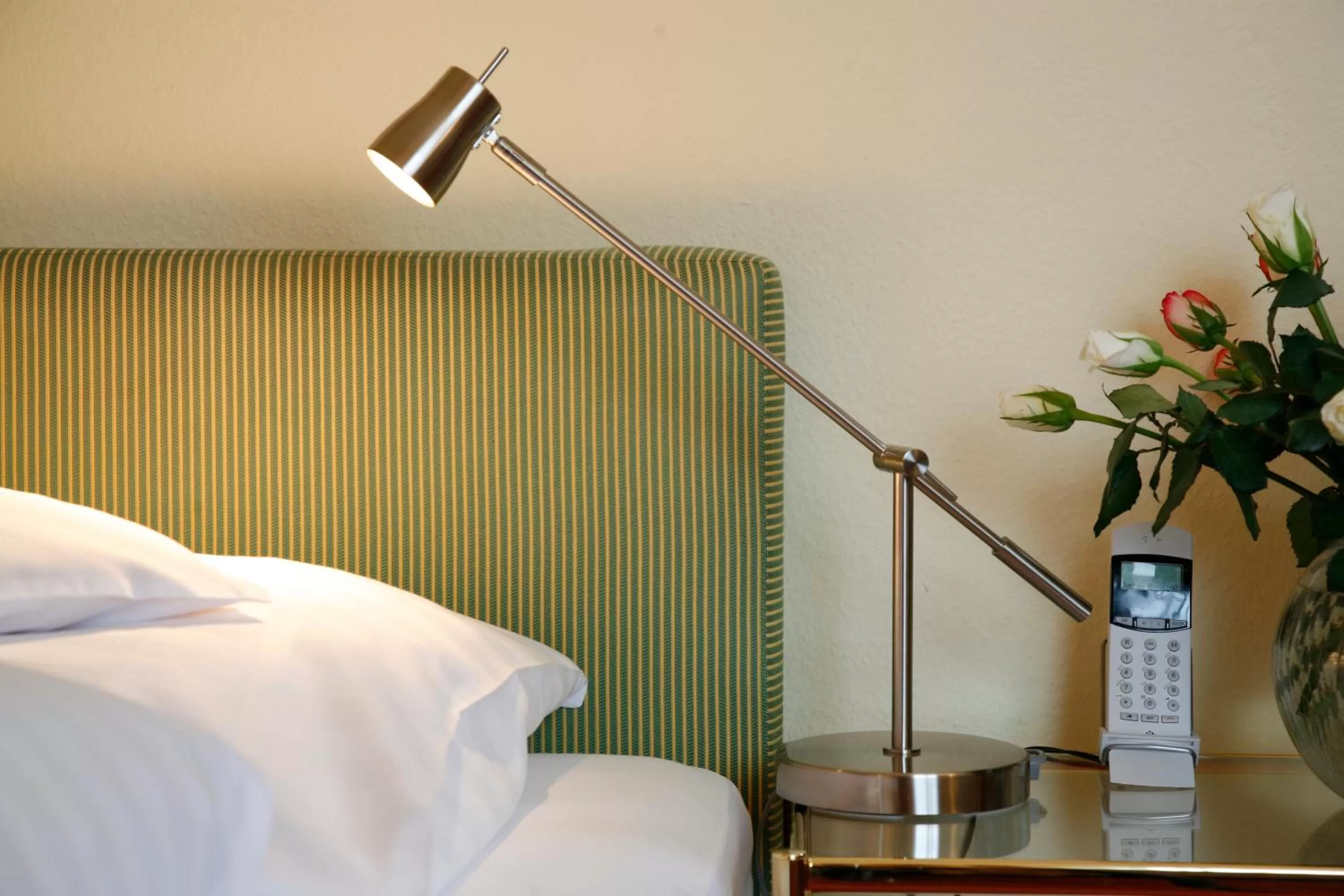 Bed in Hotel Warteck